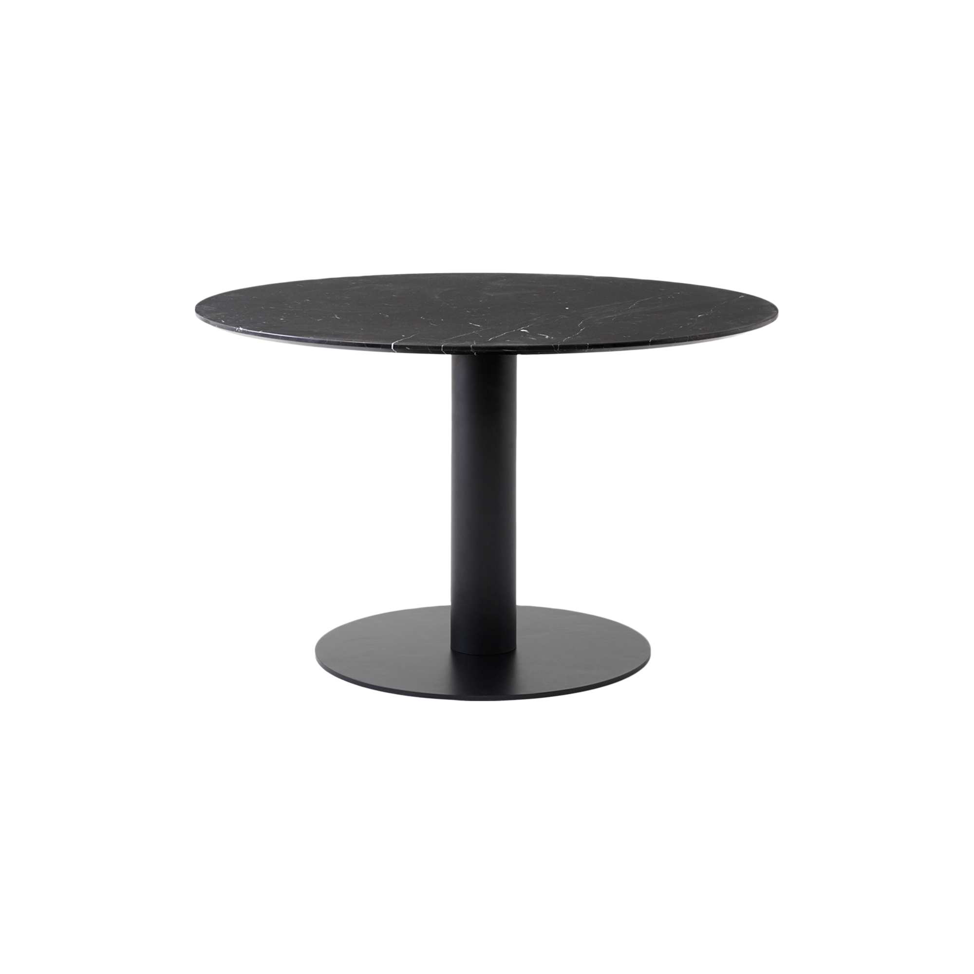 &Tradition - In Between SK19 spisebord, Nero Marquina/black - H: 73 x Ø 120 cm.