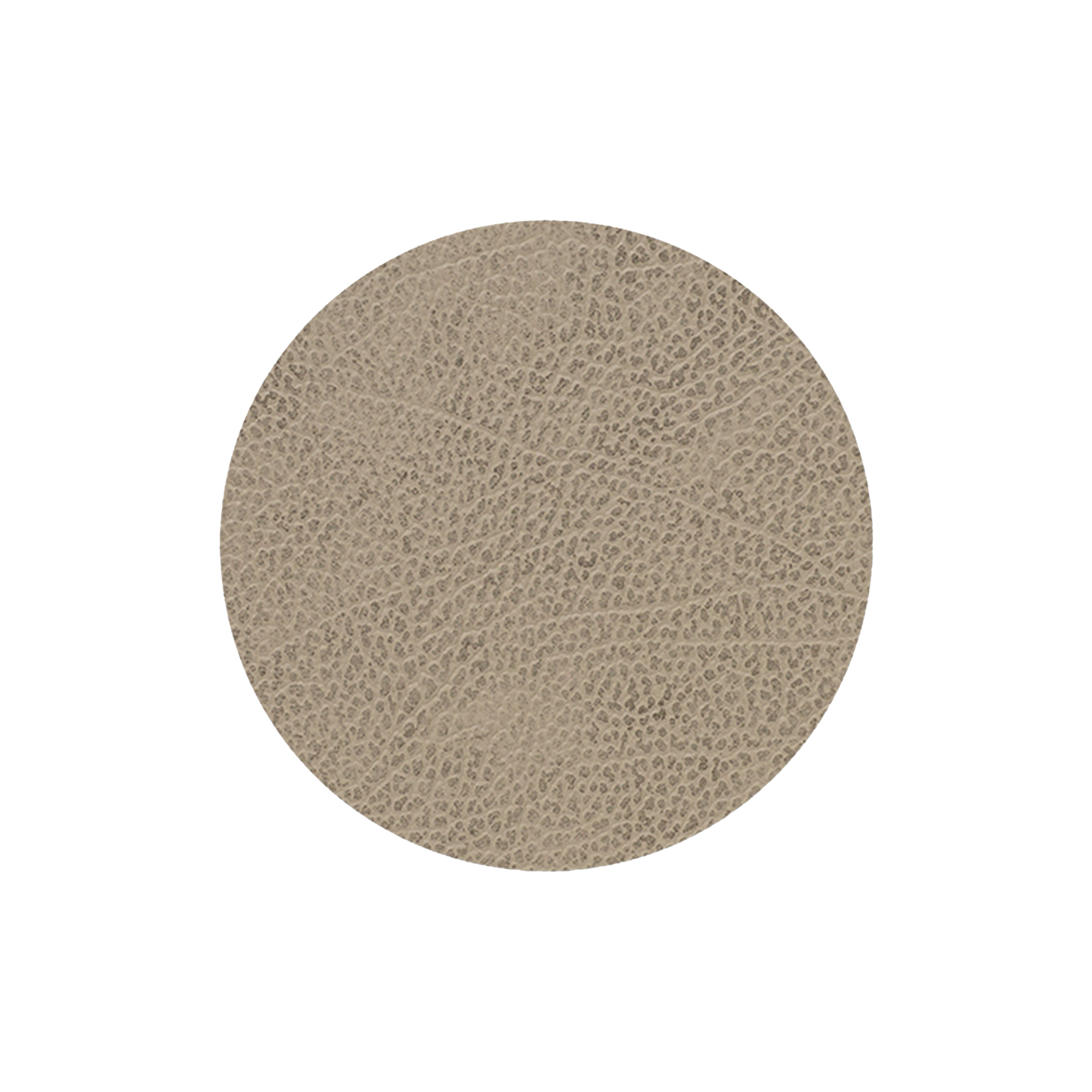 LIND DNA - Hippo glasbrik Circle, warm grey