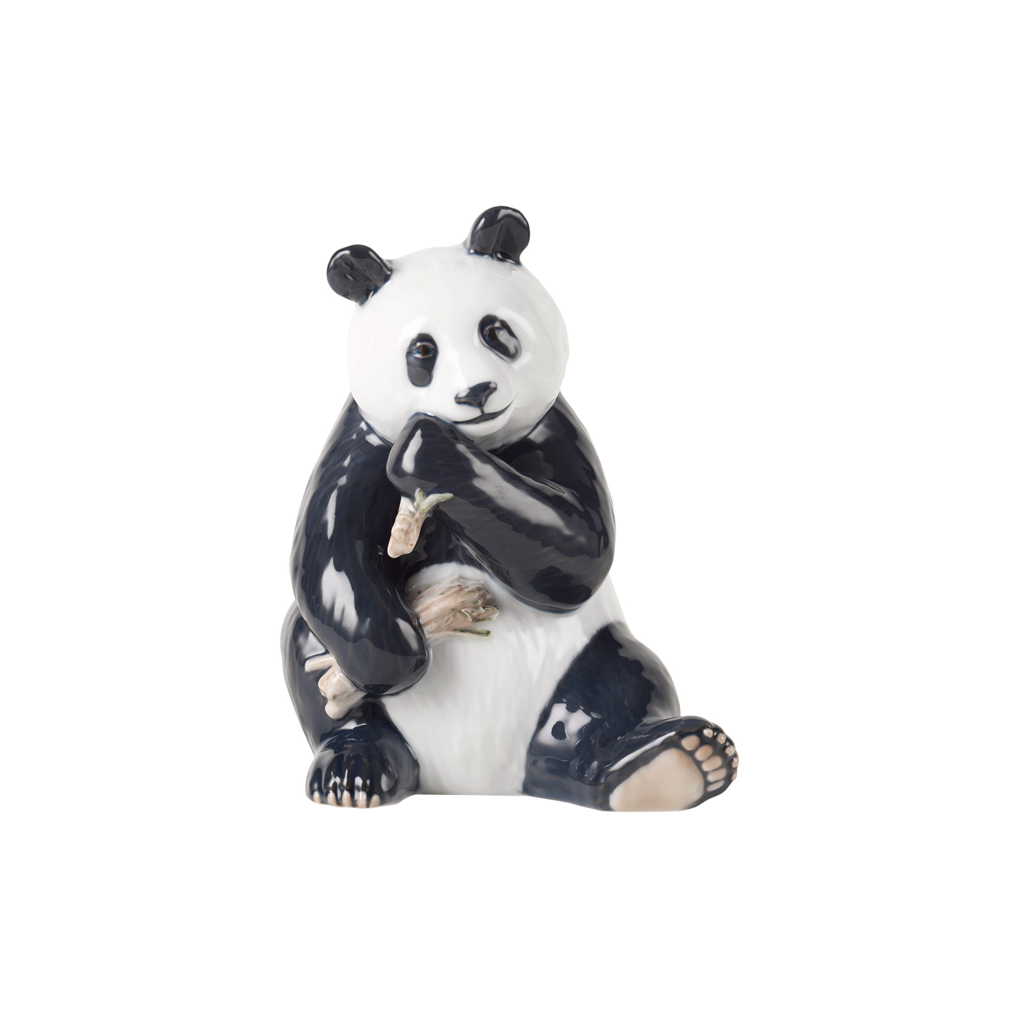 Royal Copenhagen - Spisende Panda figur, Figurine