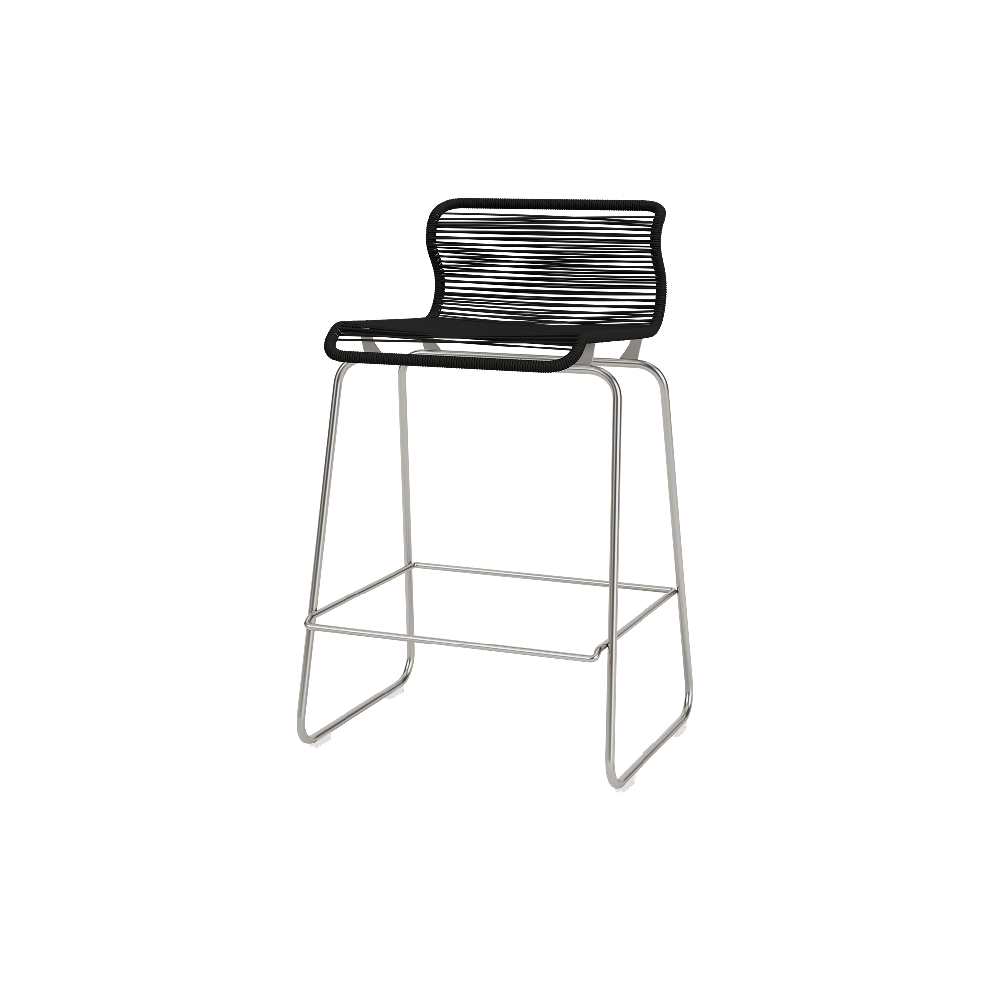 Montana Furniture - Panton One Kitchen barstol, clark/steel - H: 83 x B: 50 x D: 44 cm.