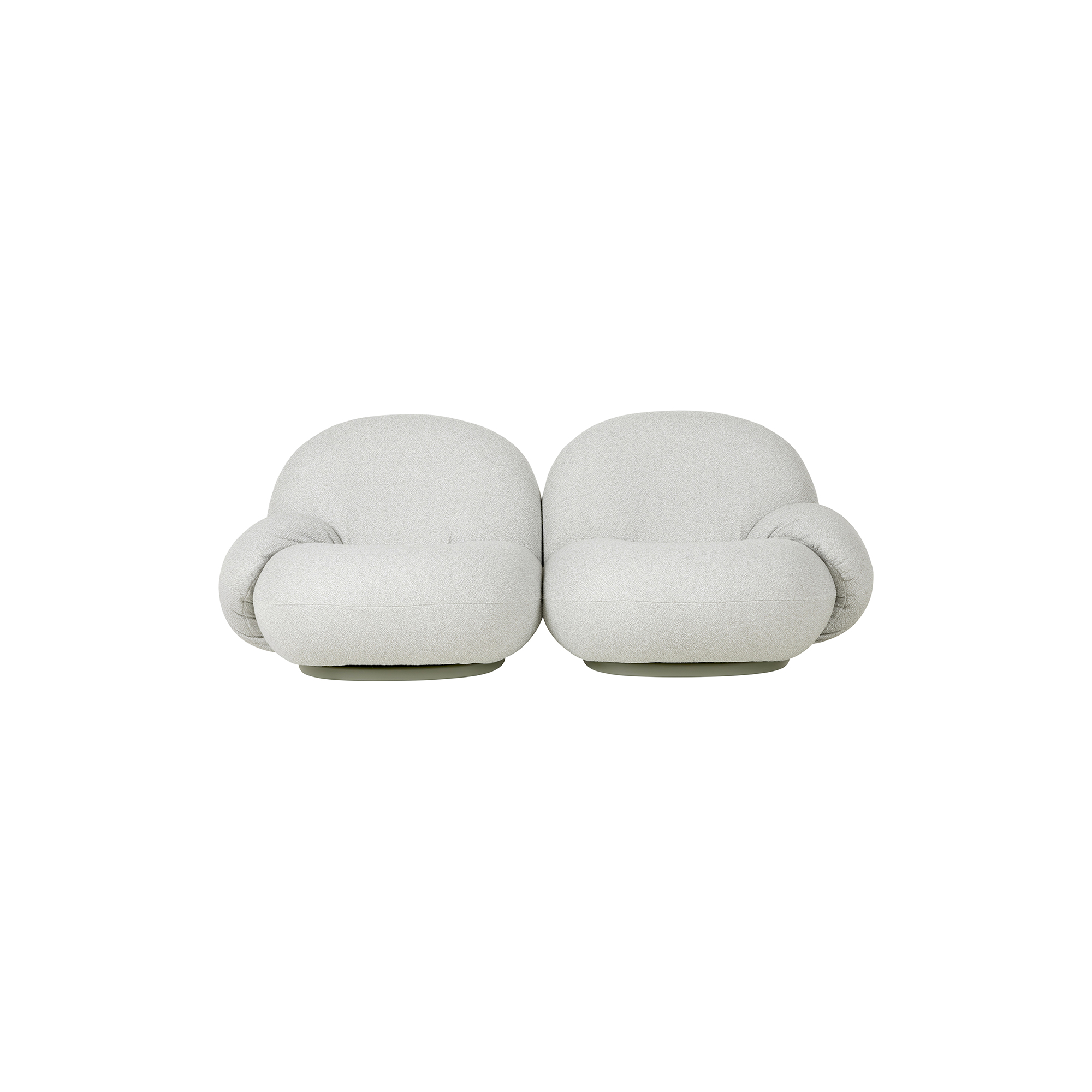 GUBI - Pacha Outdoor 2-seater Sofa with Armrests, Libera 003 - H: 65 x B: 176 x D: 85 cm.