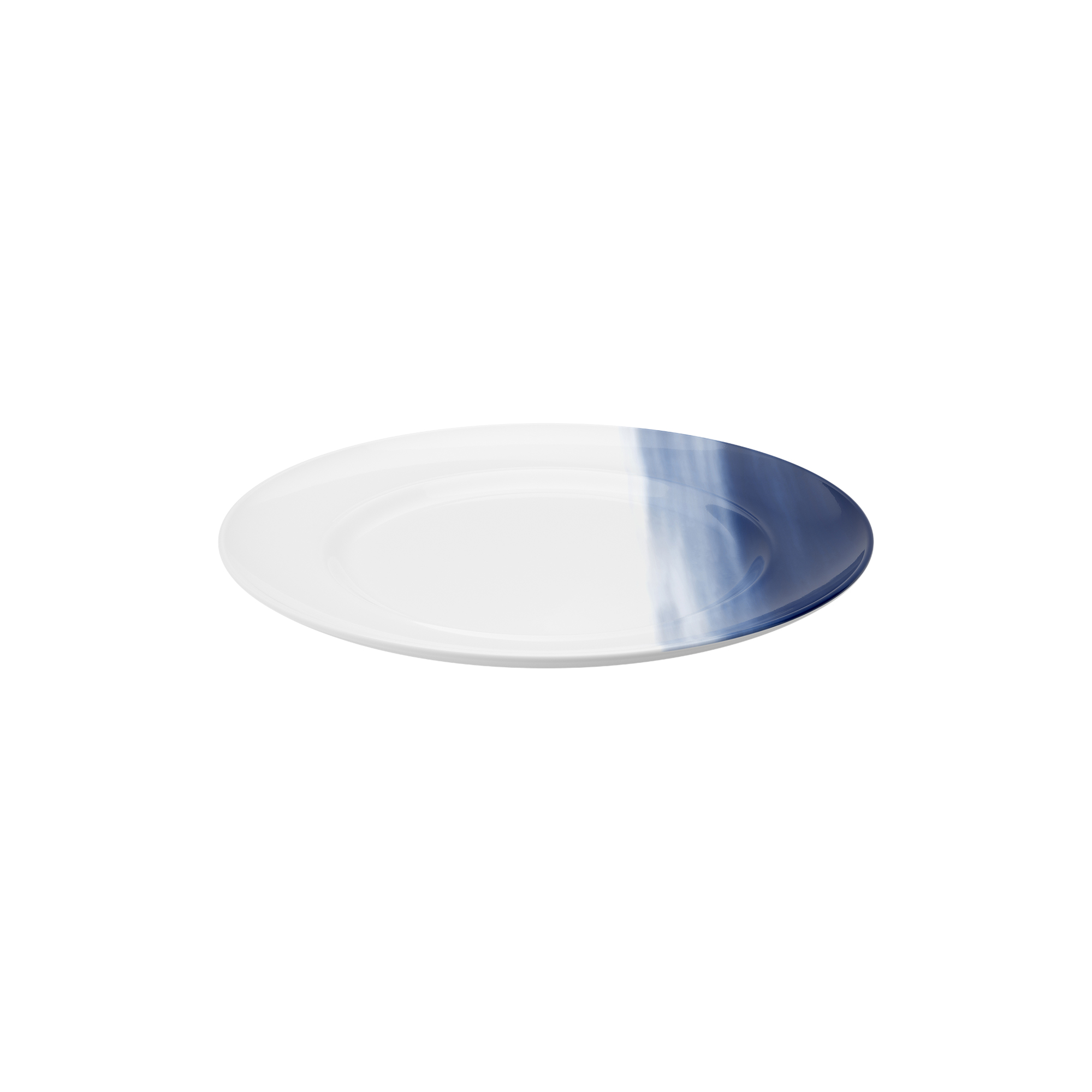 Georg Jensen - KOPPEL frokosttallerken 22 cm, blå nuancer, Henning Koppel