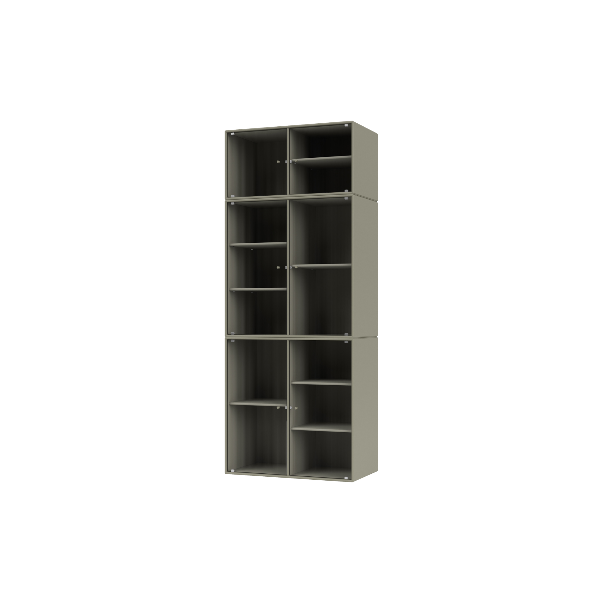 Montana Furniture - RIPPLE IV vitrineskab, 144 fennel