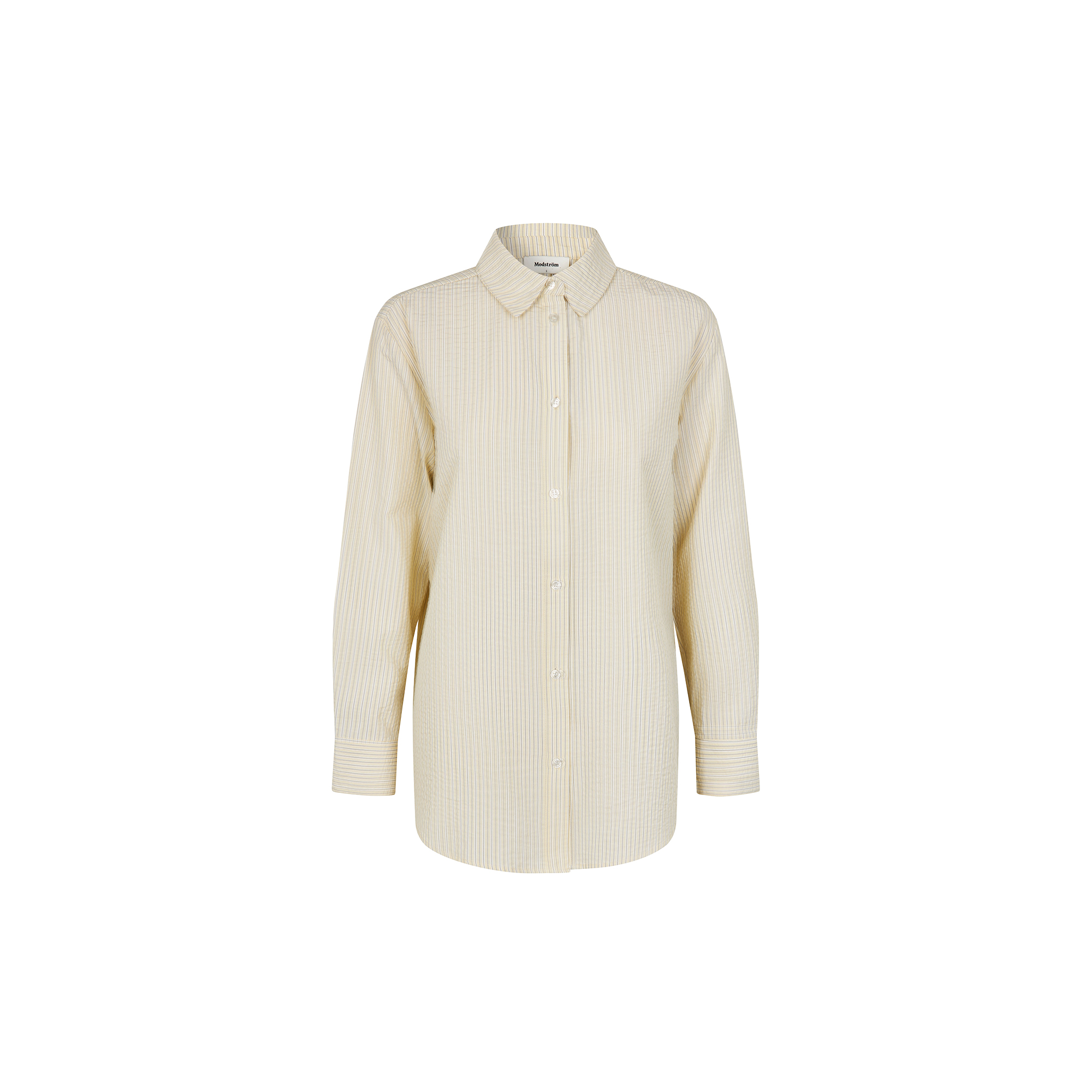 Modström - Viggemd stripe shirt, jojba stripe - Str. XS