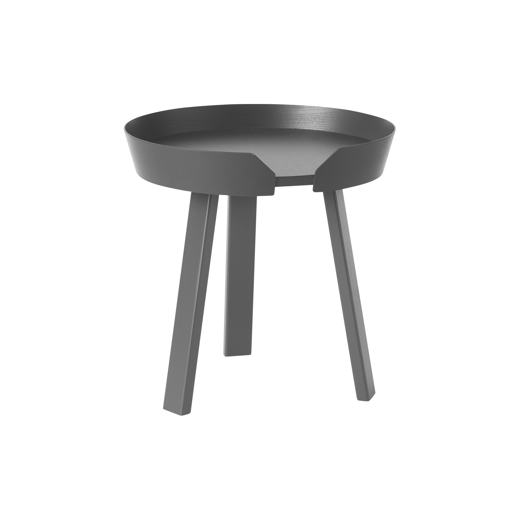 Muuto - Around Coffee Table, anthracite - Ø45 cm