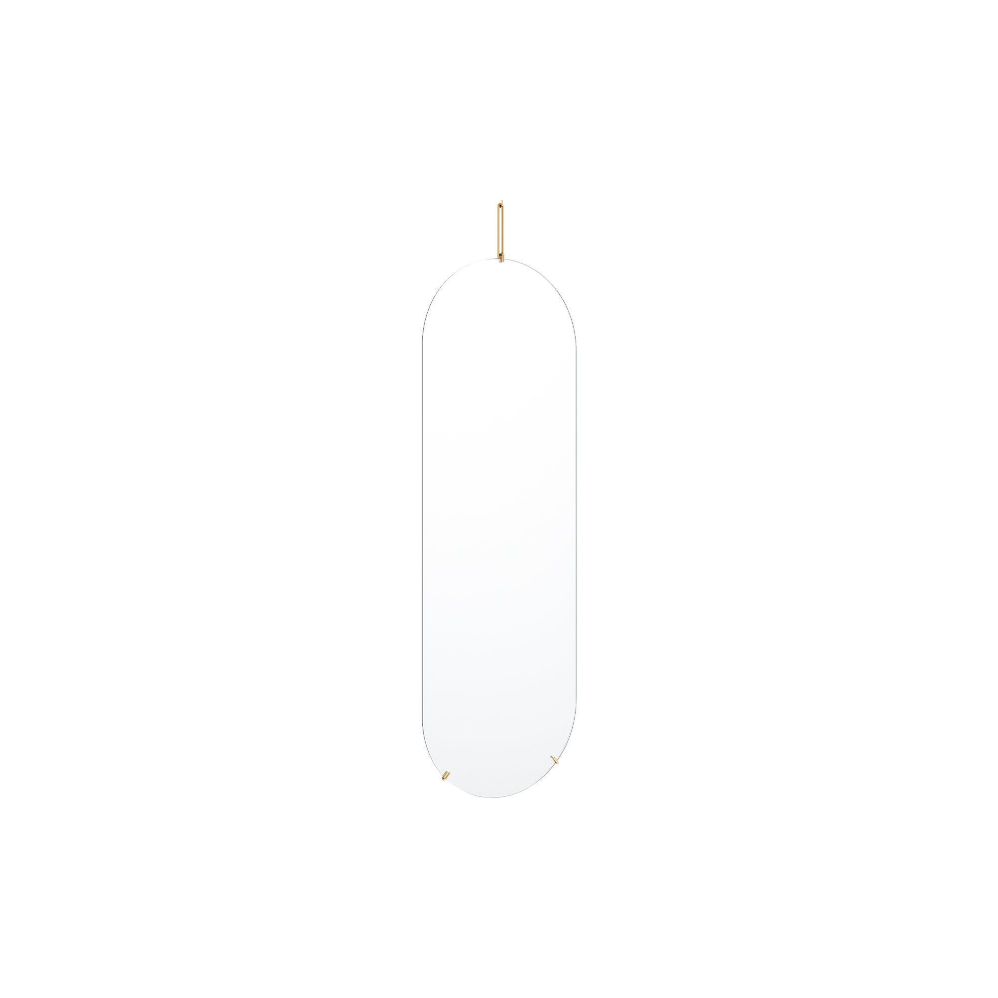 MOEBE - Tall Wall Mirror, brass