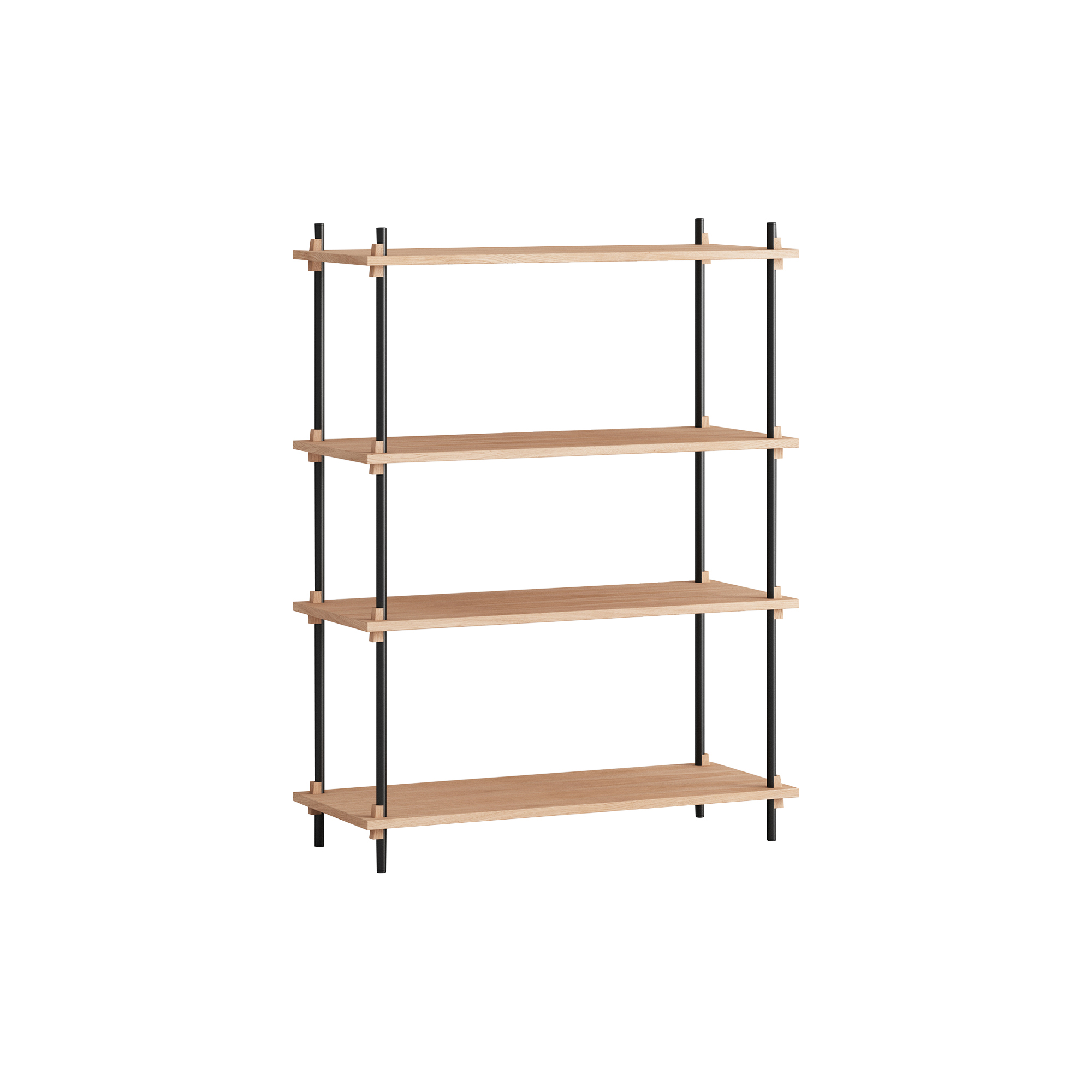 MOEBE - Shelving Classic Medium, oak/black
