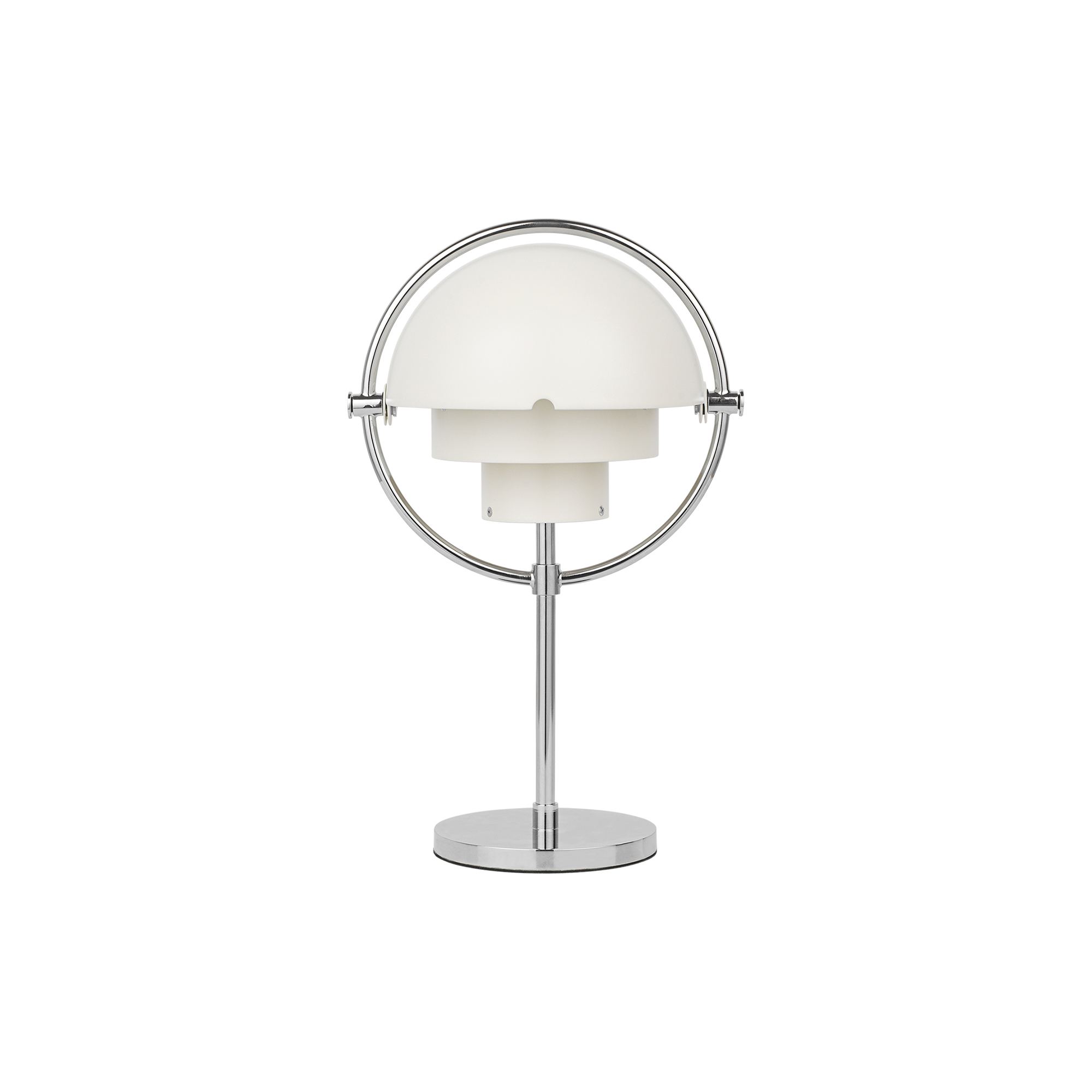 GUBI - Multi-Lite Portable Lamp, white semi matt/chrome
