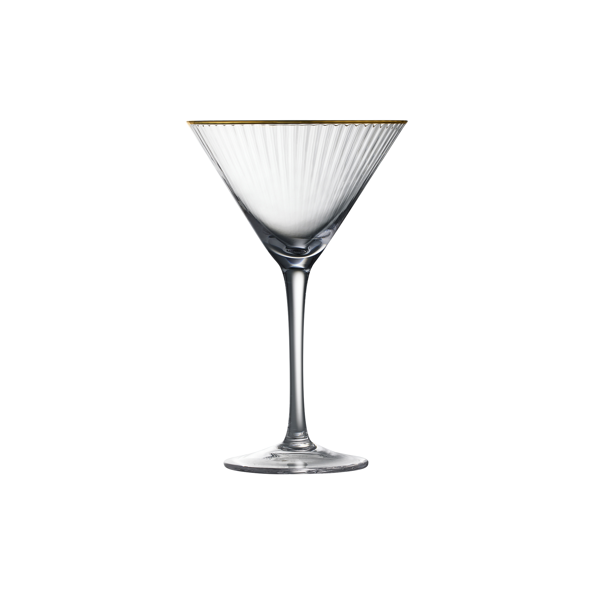 Lyngby Glas - Palermo Gold Martiniglas 4 stk.
