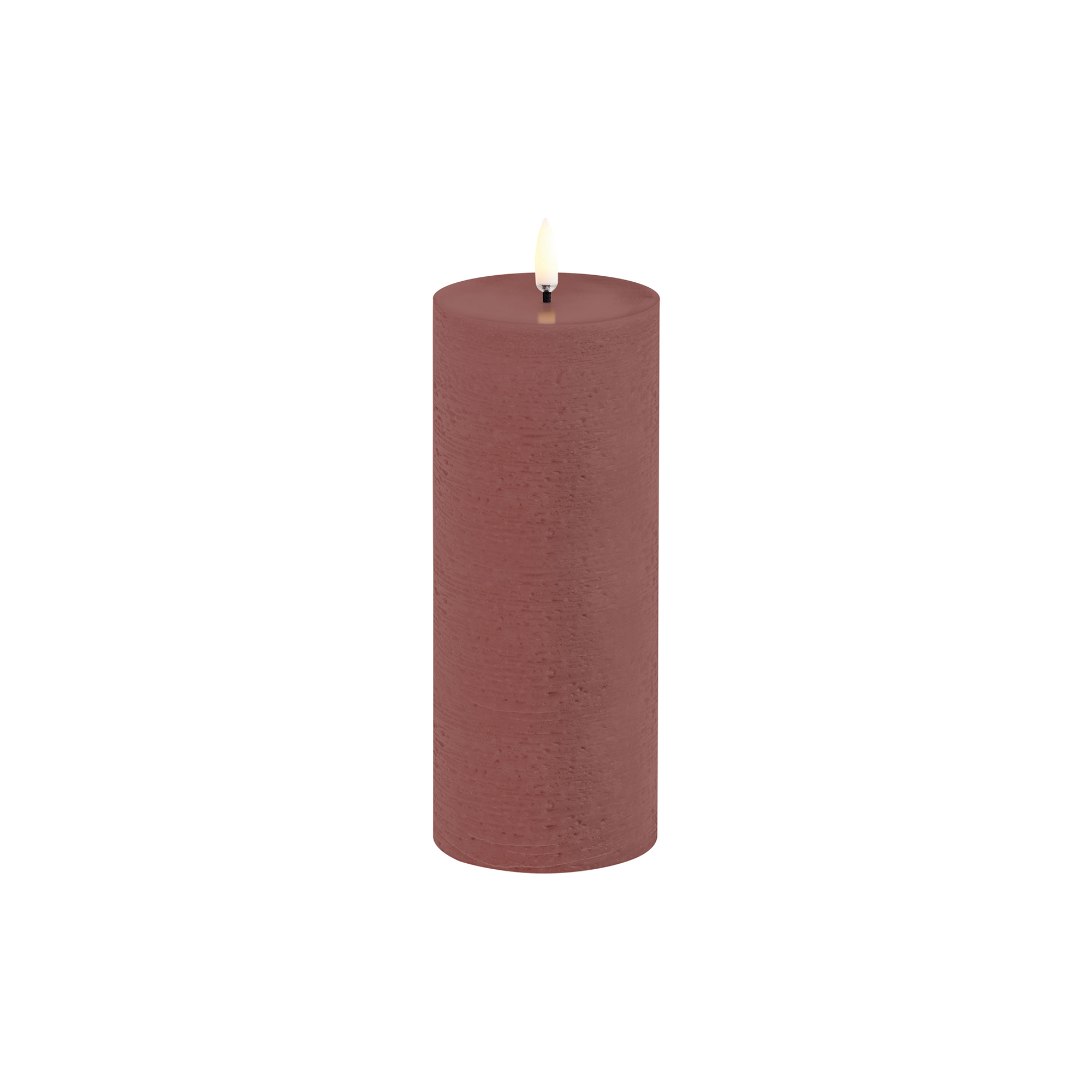 Uyuni Lighting - LED Pillar Candle 20 cm, terracotta - H20 cm