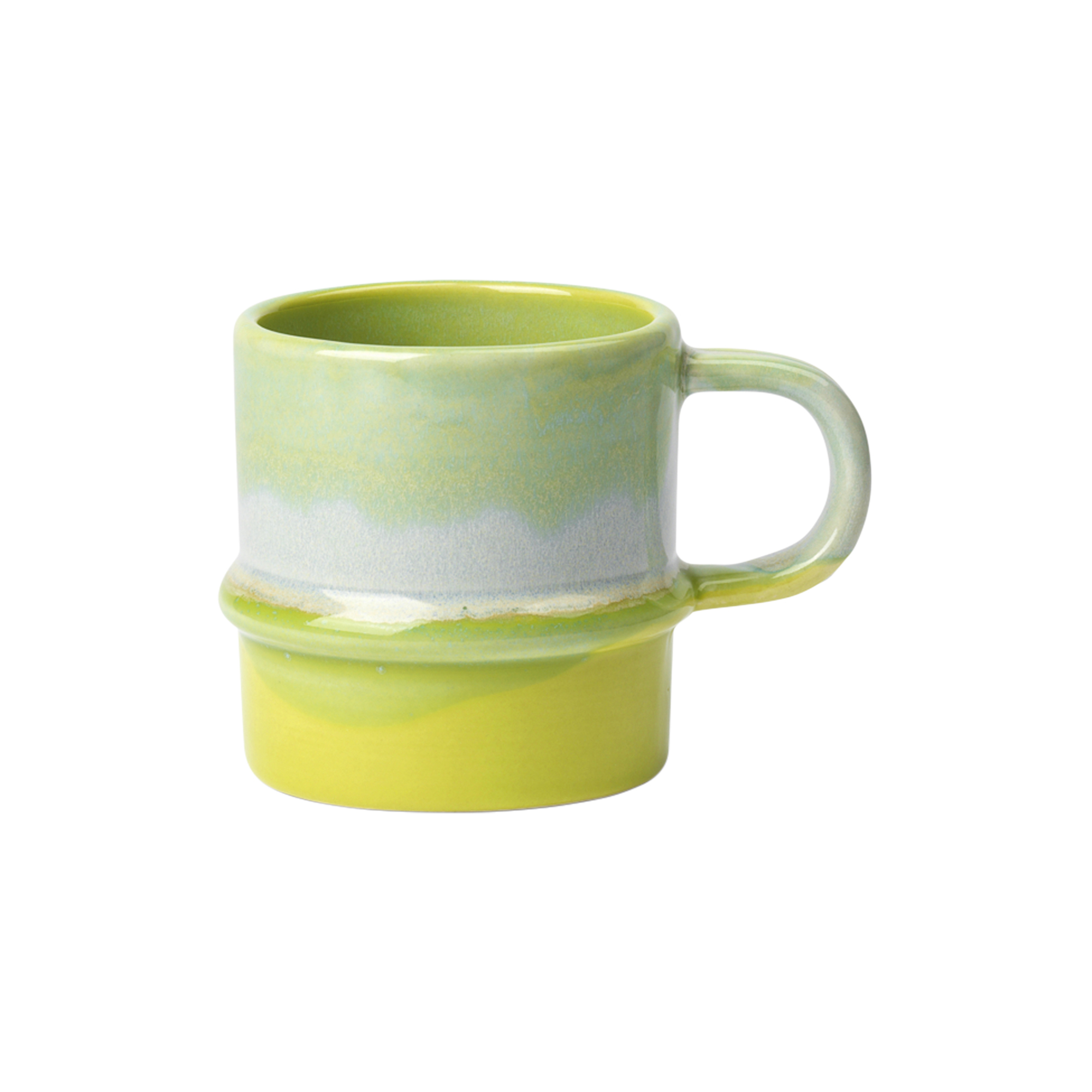 Kähler - Poppery Krus med hank, apple green/mint