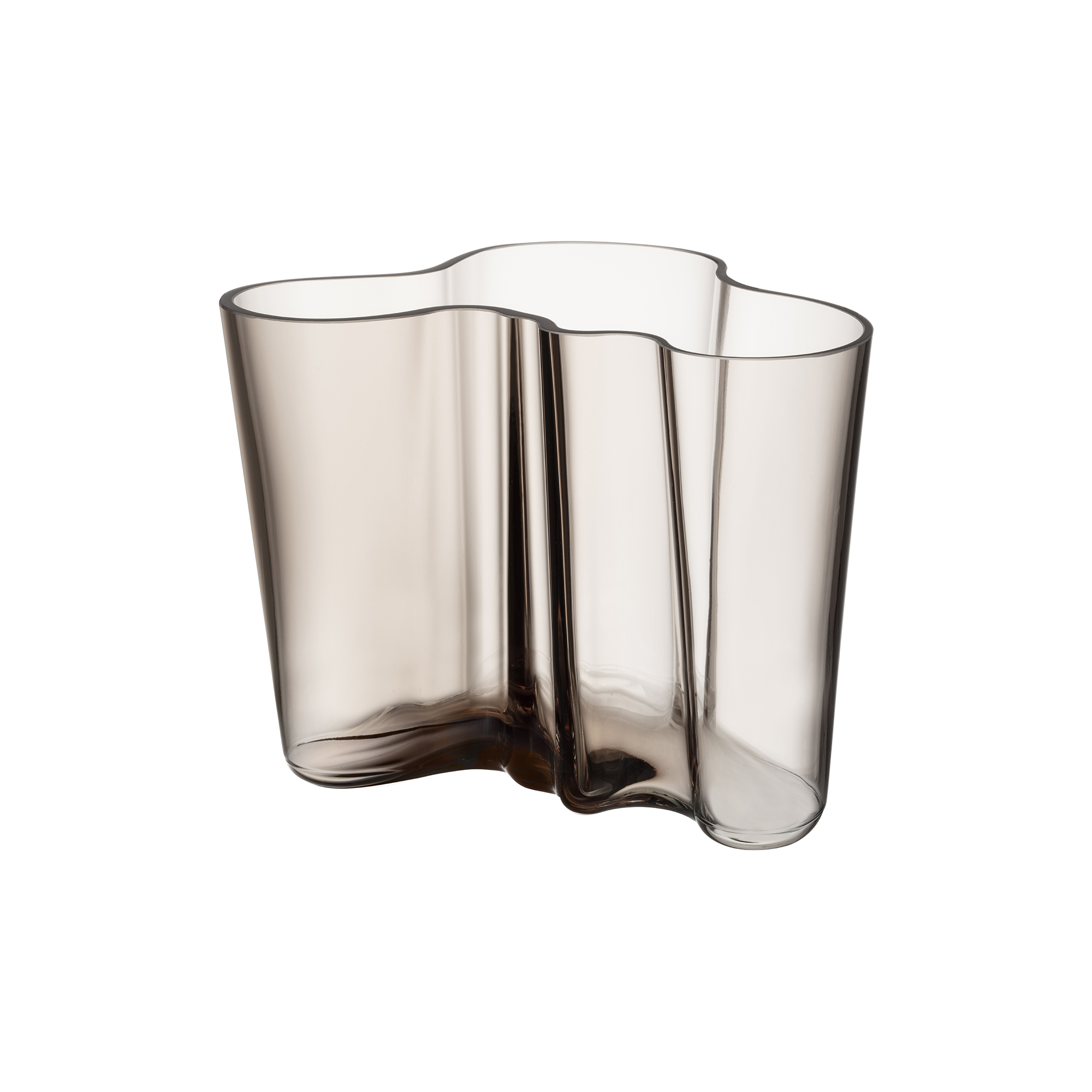 Iittala - Alvar Aalto vase 16 cm, linen, Alvar Aalto Collection - H16 cm