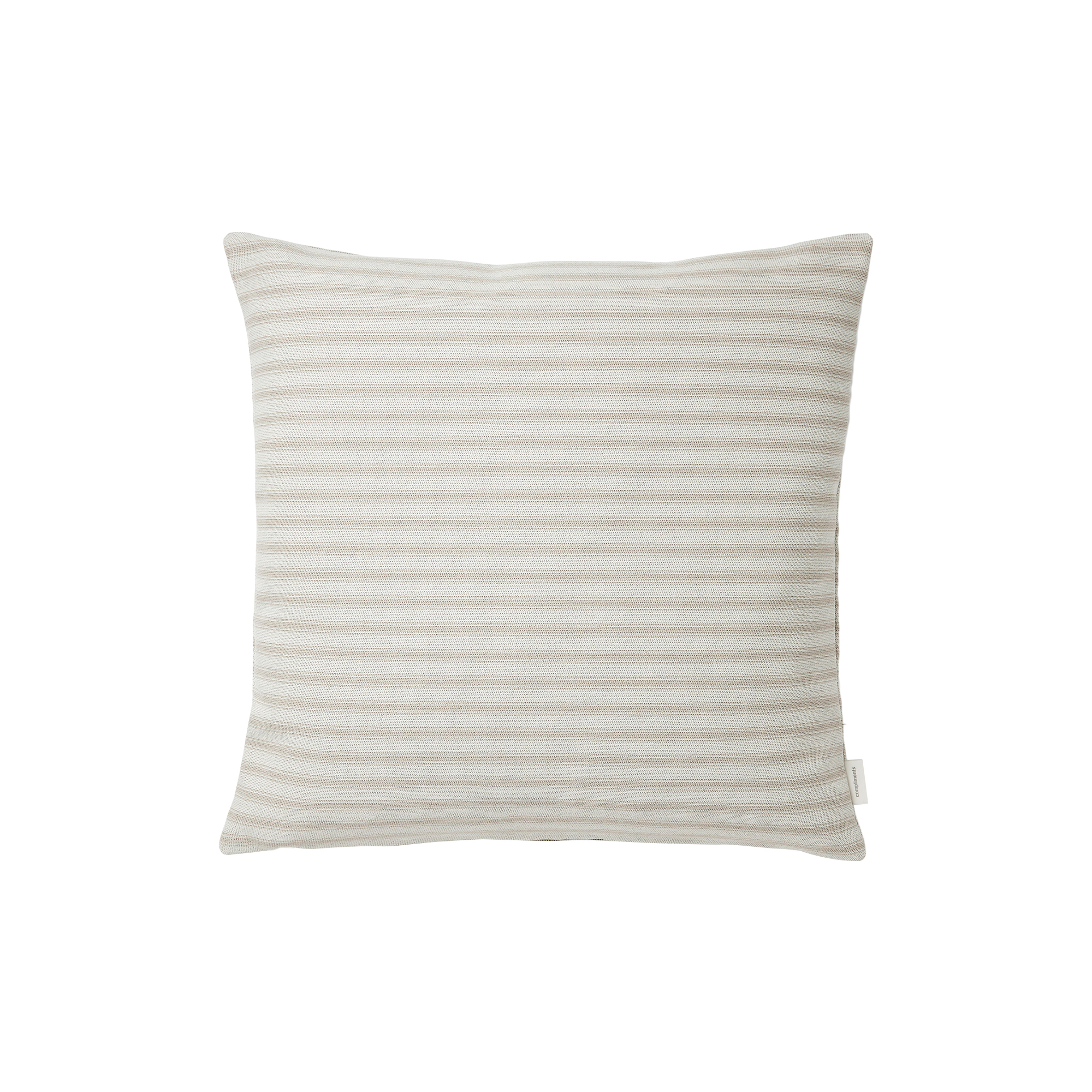 Compliments - Outdoor Fine Stripe pude, beige - 45x45 cm