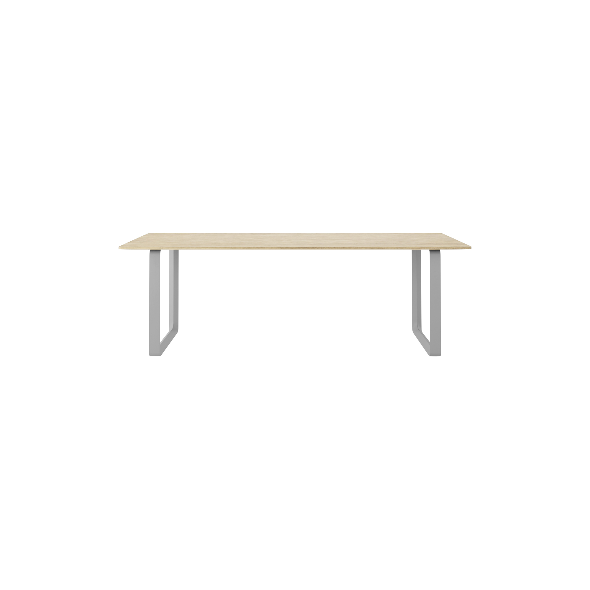 Muuto - 70/70 Table, solid oak/grey - 225x90 cm
