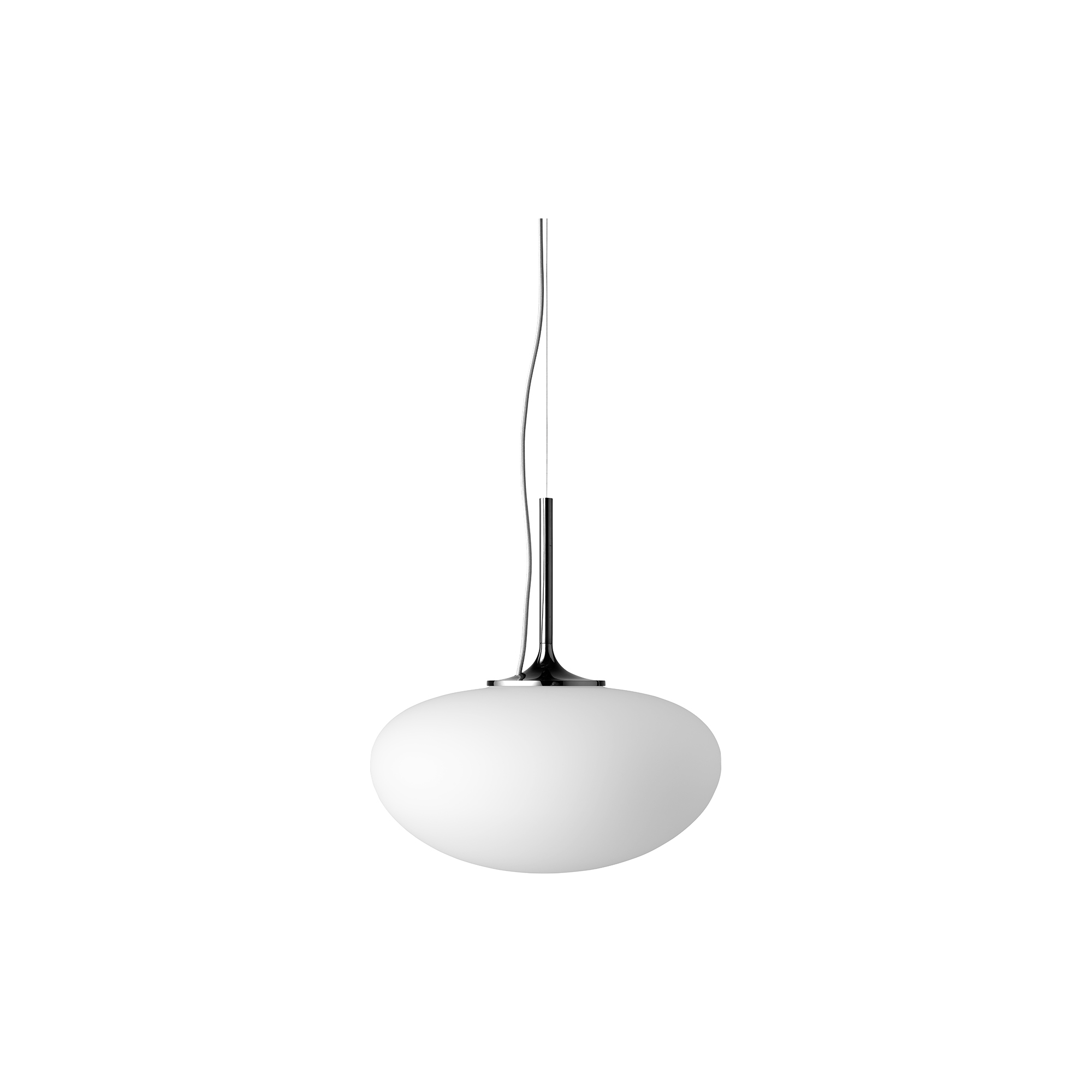 GUBI - Stemlite Pendant, black chrome - H: 36,5 x Ø 38 cm.