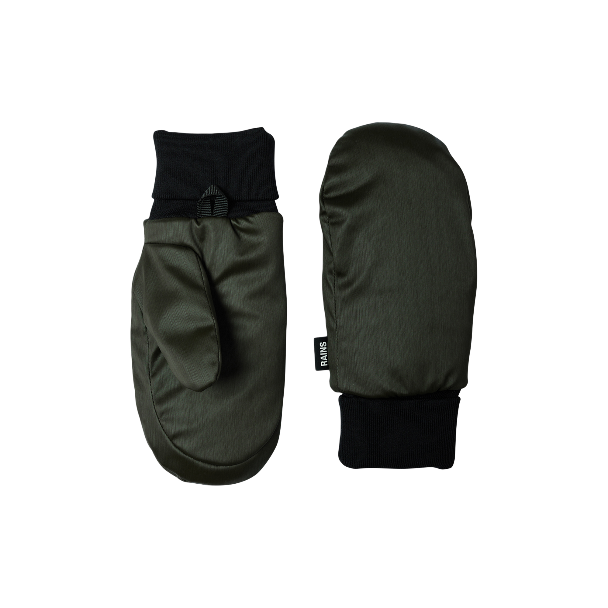 Rains - Bator Puffer Mittens, green - M