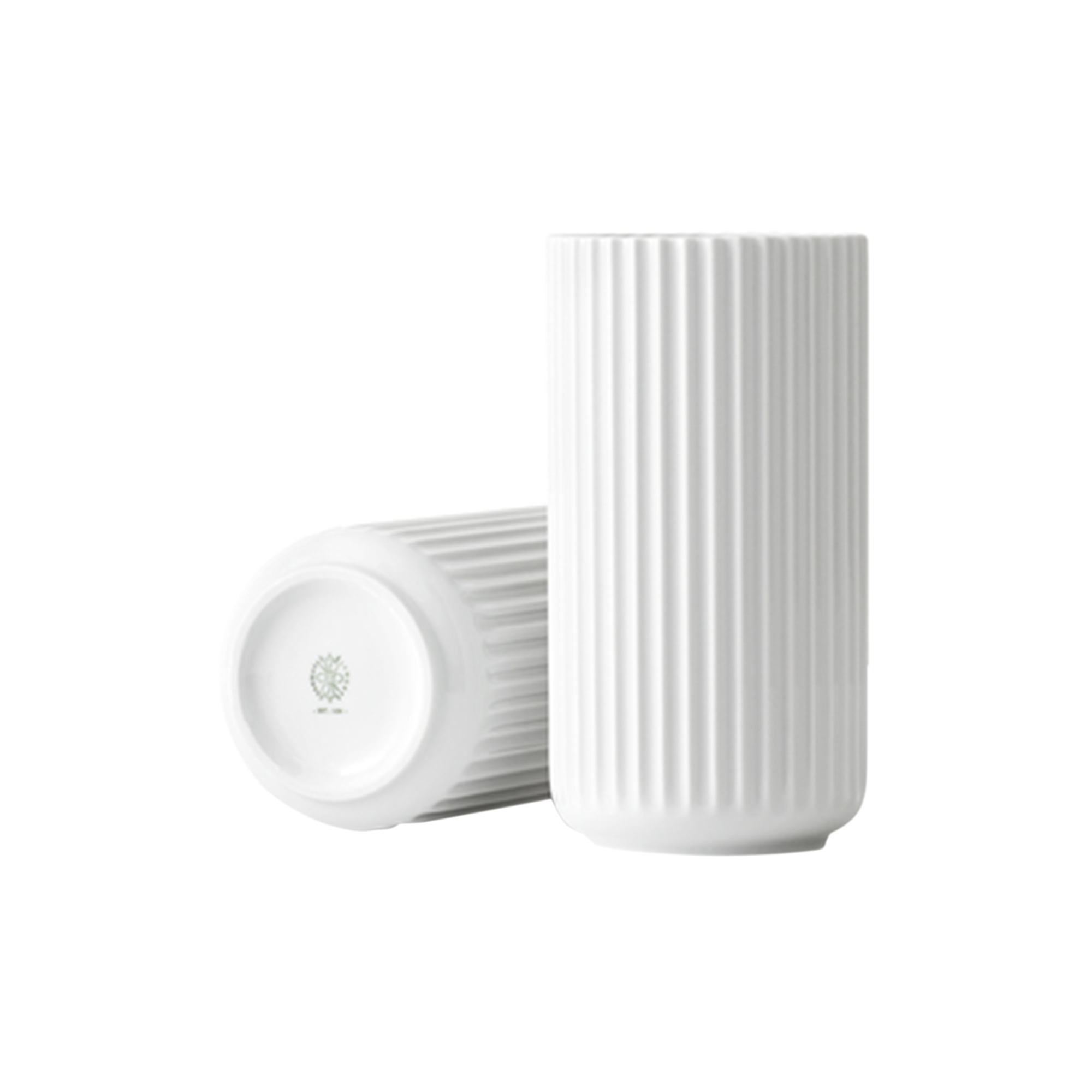 Lyngby Porcelæn - Lyngby Vase, hvid - H20.5 cm