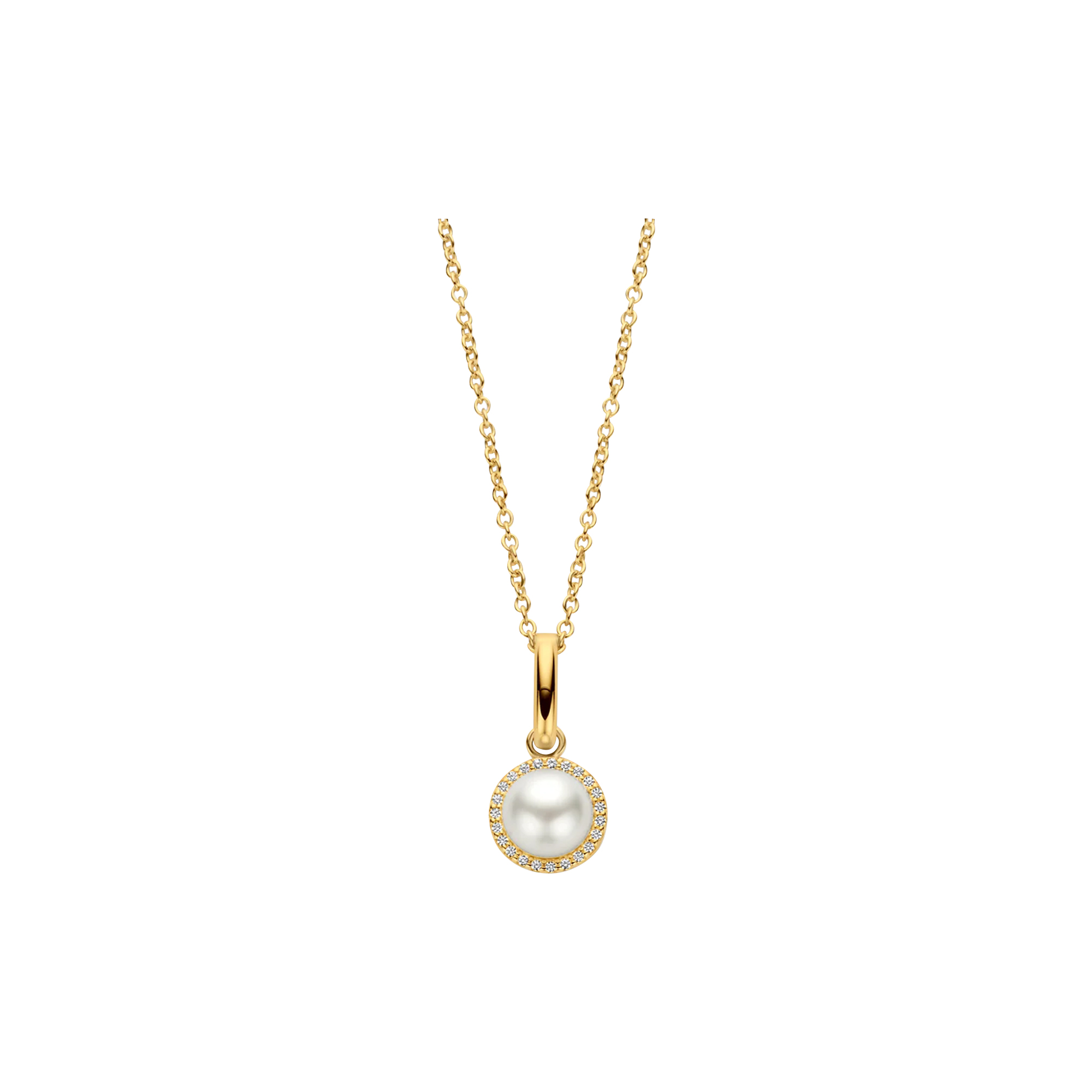 Spirit Icons - EUPHORIA PEARL HALSKÆDE, forgyldt