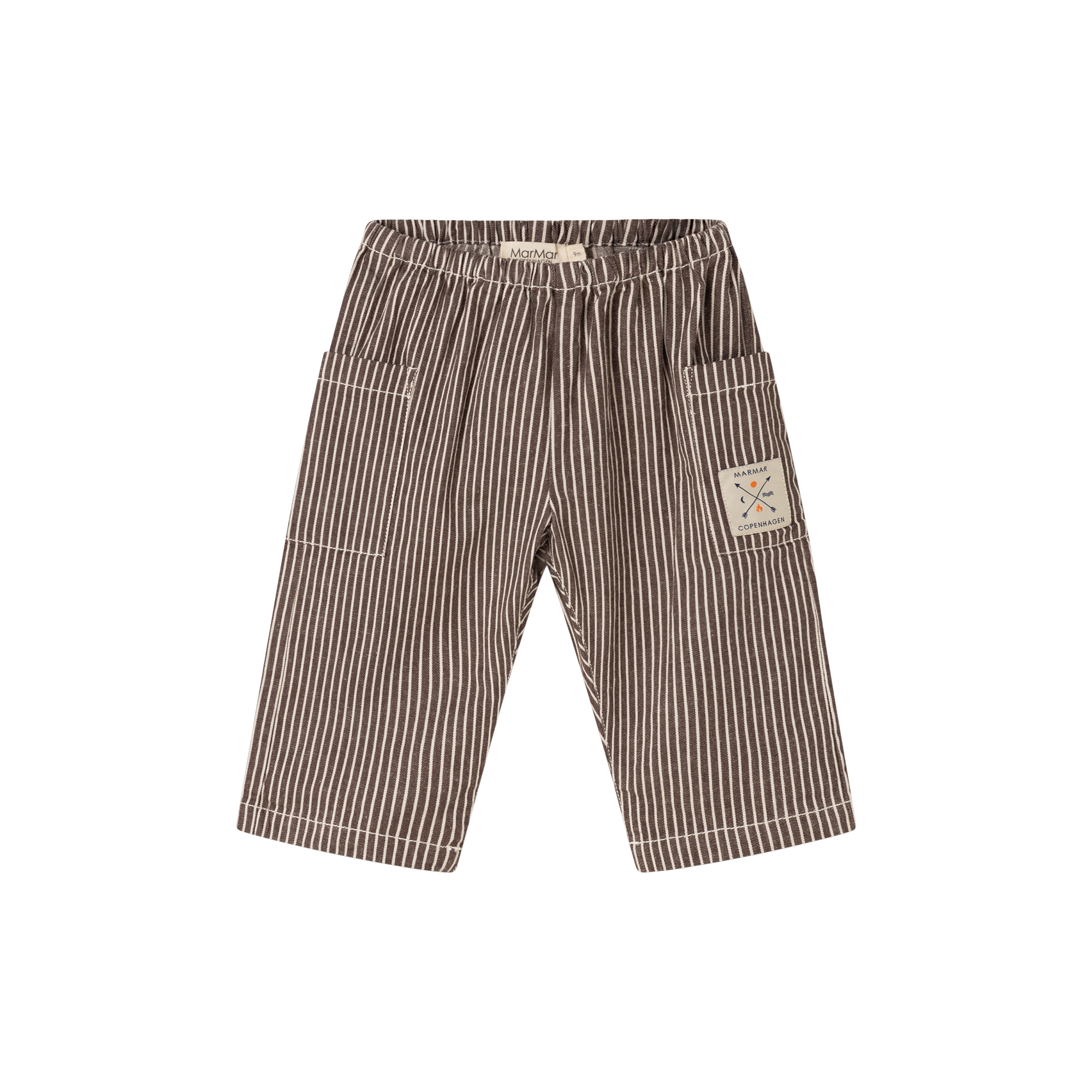 MarMar Copenhagen - Panto Pants, dark brownie stripe - Str. 4M-62