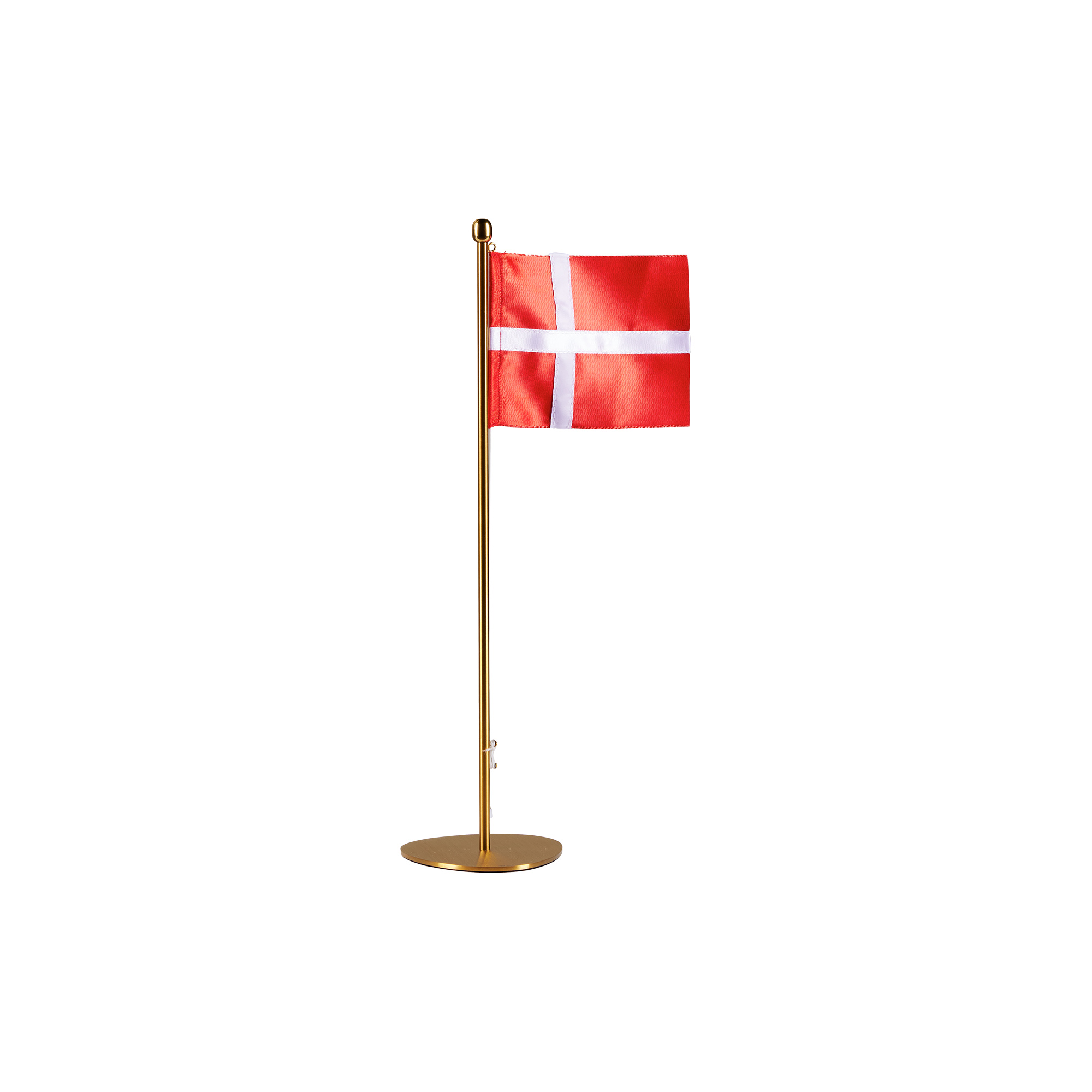 Piet Hein - Bordflagstang, messing - H35 cm