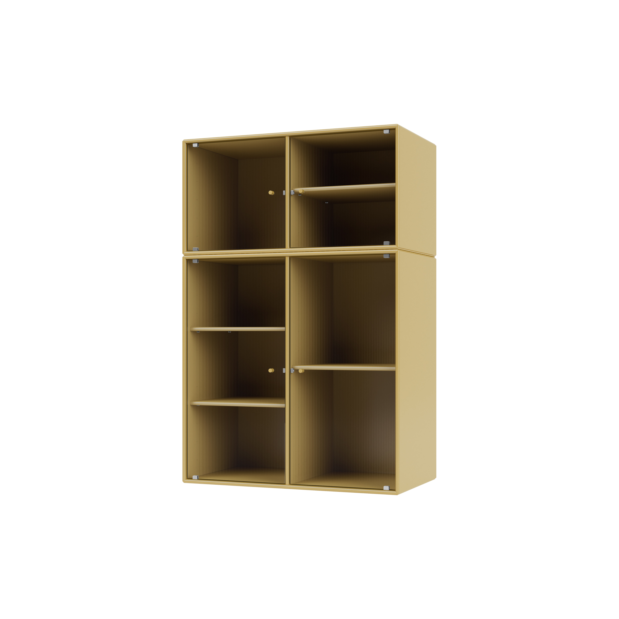 Montana Furniture - RIPPLE III vitrineskab, 157 cumin