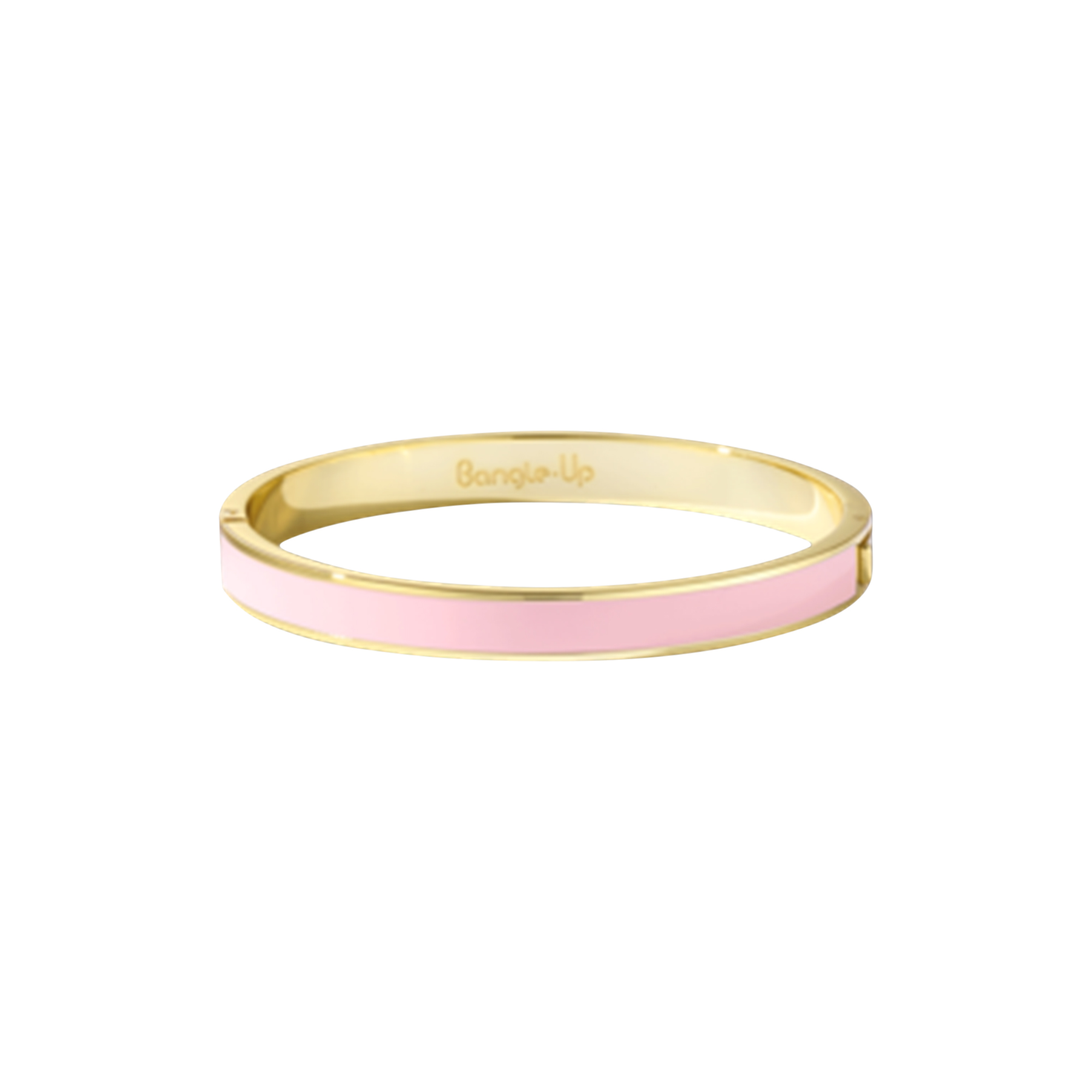 bangle up - BANGLE Bracelet 7 mm T1, cotton pink - T1