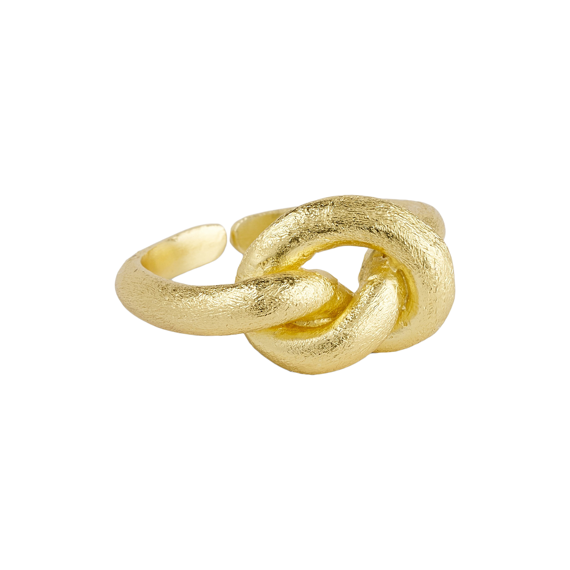 Pure by Nat - Lilou big knot ring, forgyldt