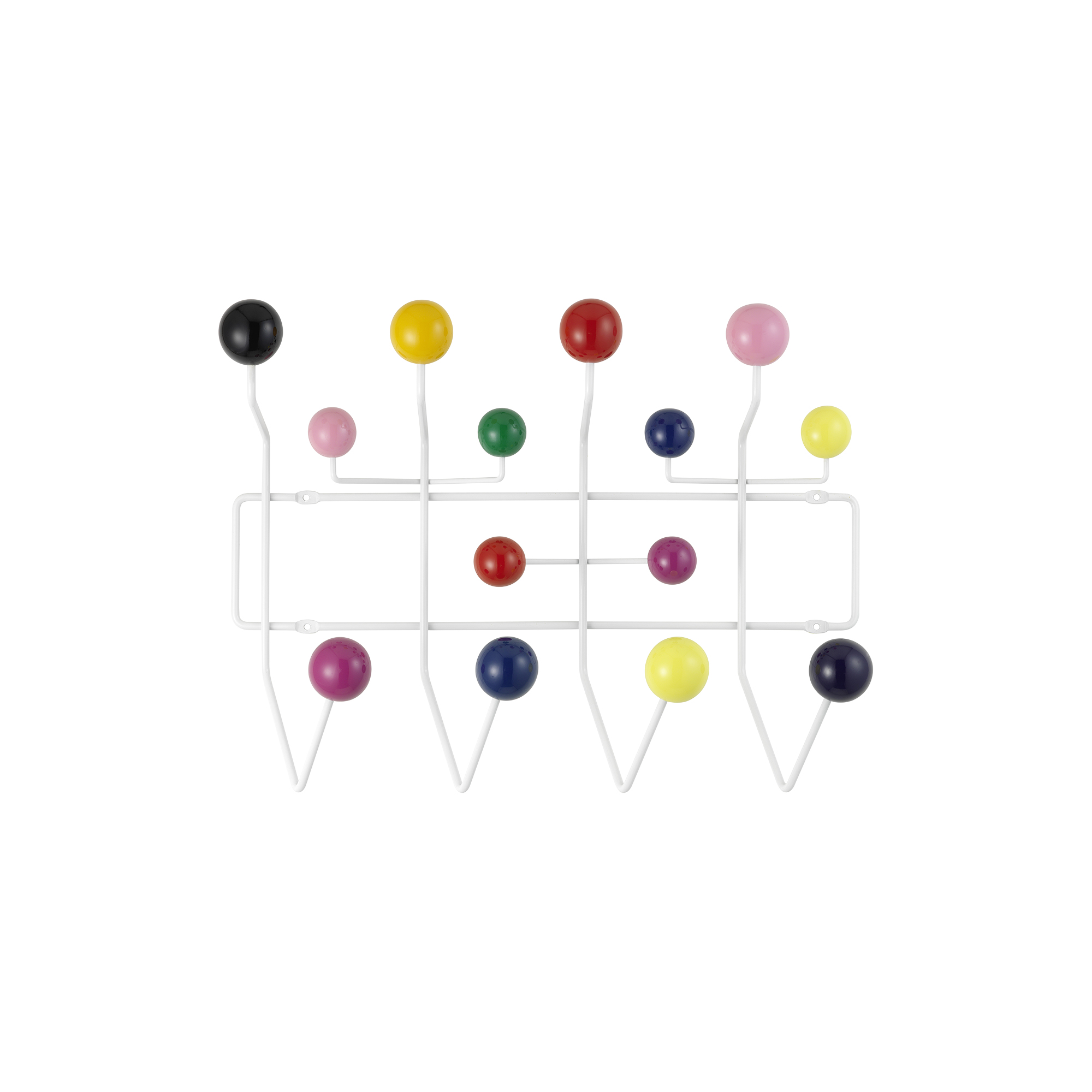 Vitra - Hang It All knagerække, multi colour - H: 37 x B: 50,5 x D: 17 cm.