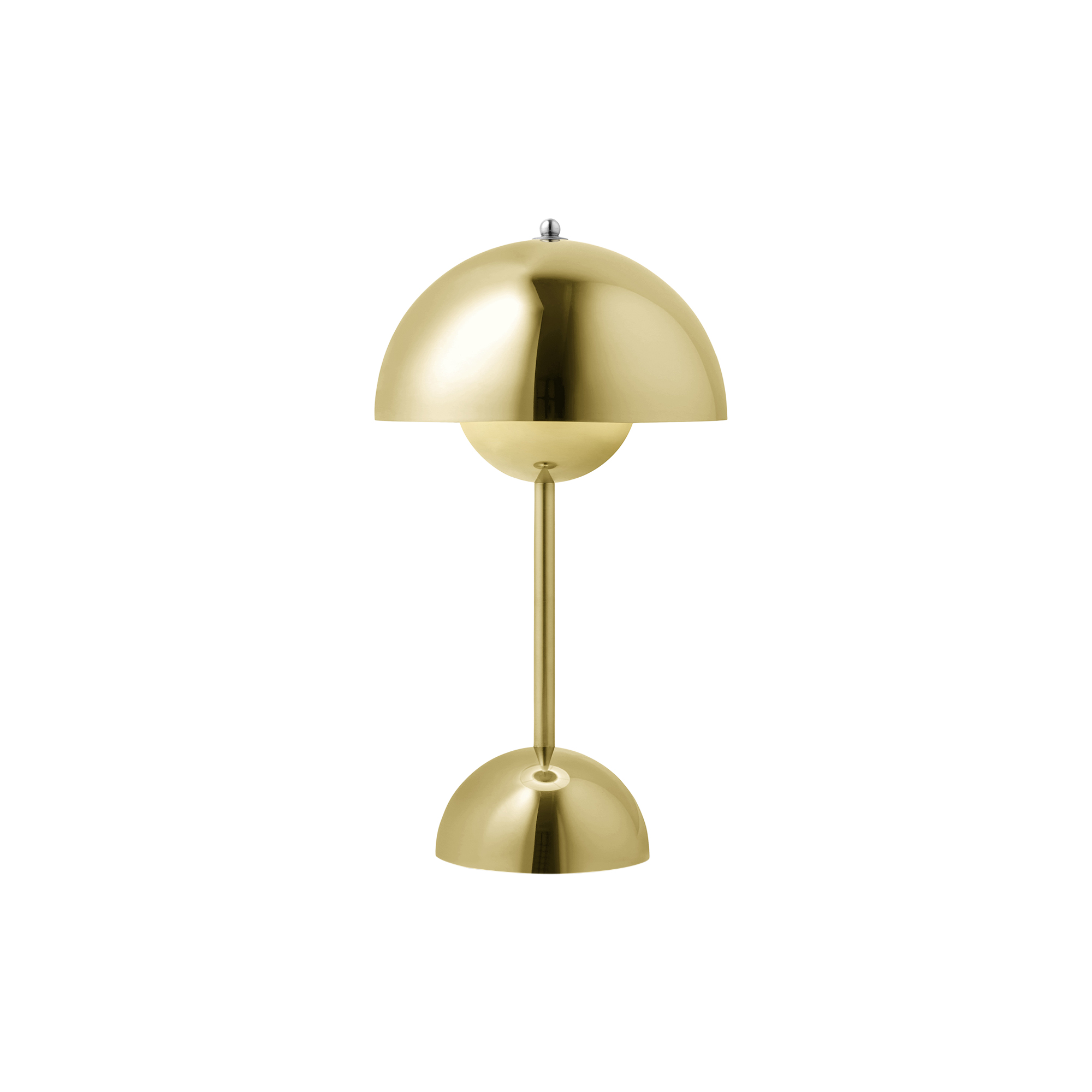 &Tradition - Flowerpot VP9 Portable Table Lamp, brass-plated - H: 29,5 x Ø 16 cm.