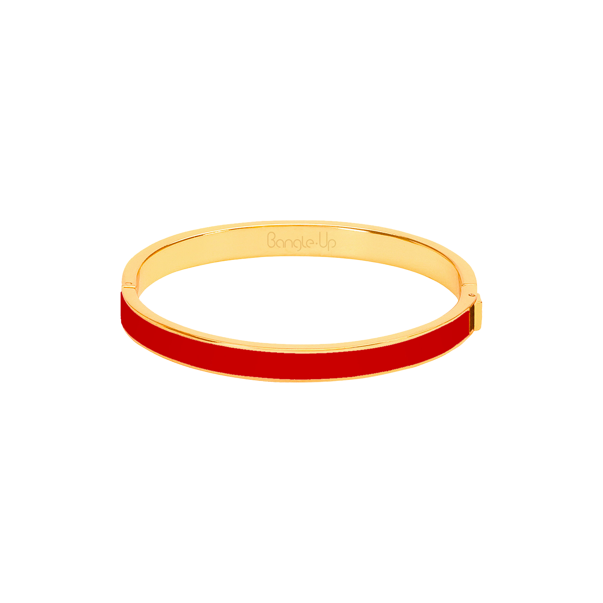 bangle up - BANGLE Bracelet 7 mm T2, salsa red - T2
