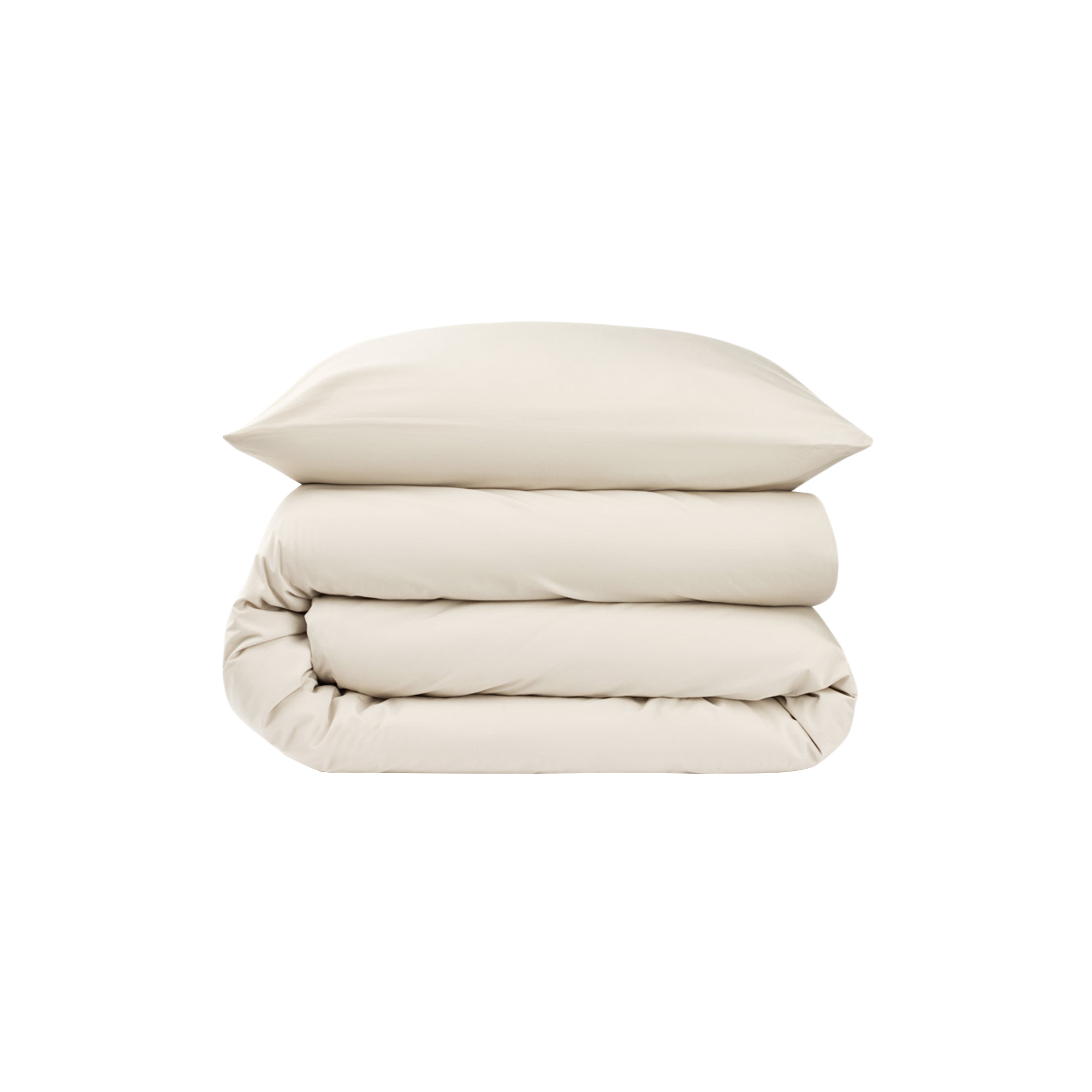 Sekan - Percale sengesæt, lysegrå - 140x220-60x63 cm