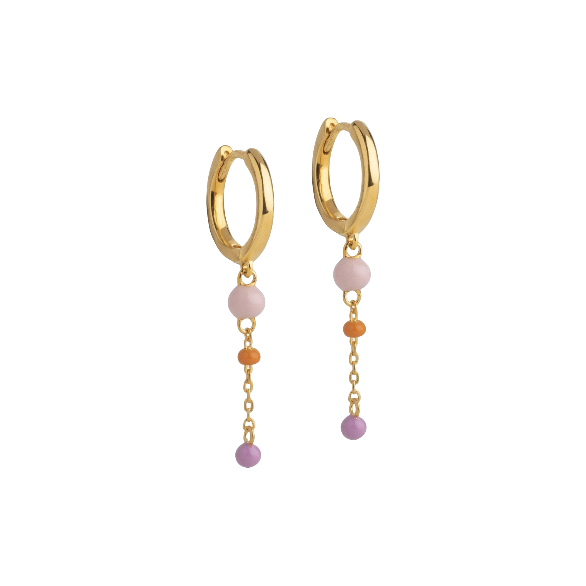 ENAMEL Copenhagen - Lola Bold Hoops, blush, Lola Bold