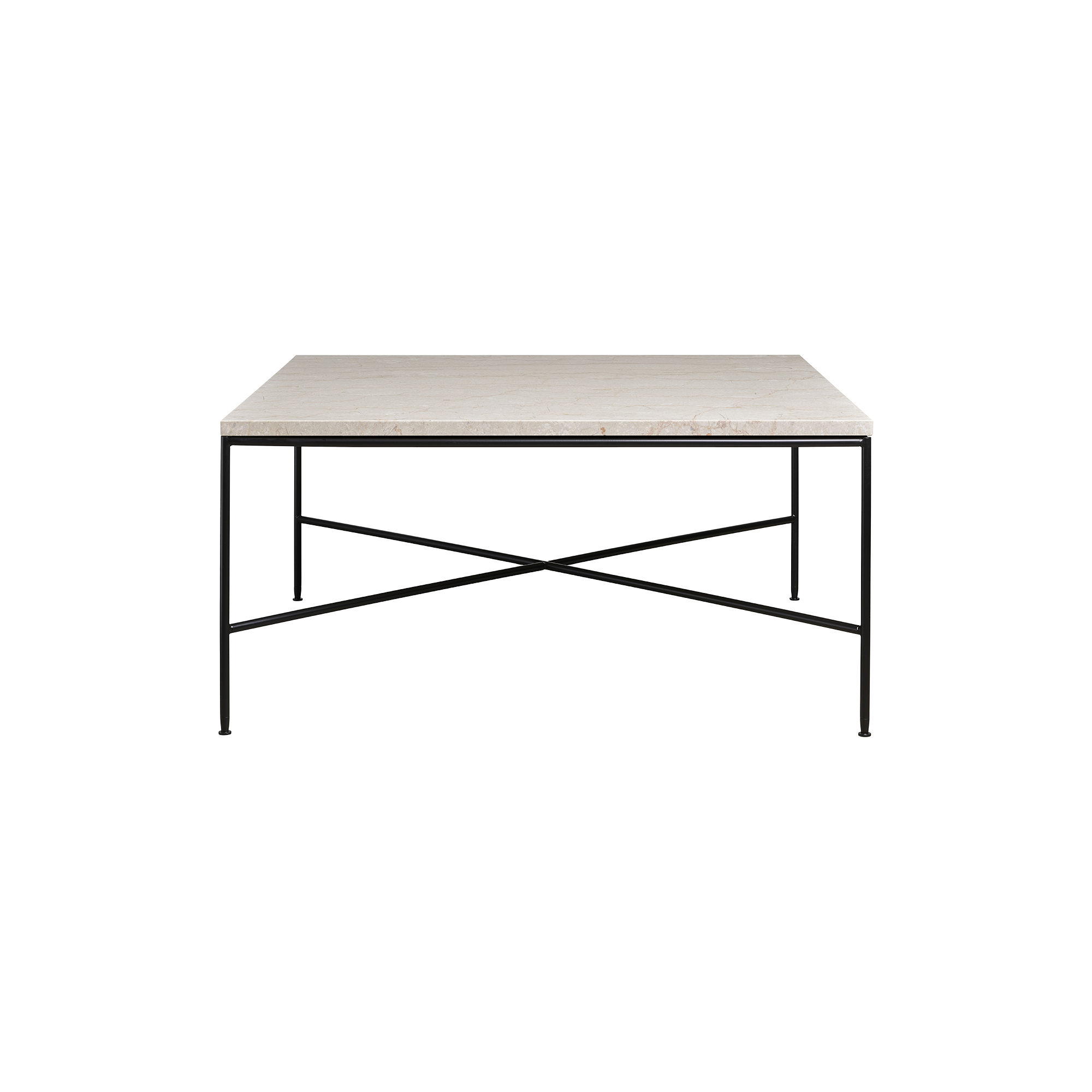 Fritz Hansen - Planner MC320 sofabord, creme - H: 40 x L: 80 x B: 80 cm.