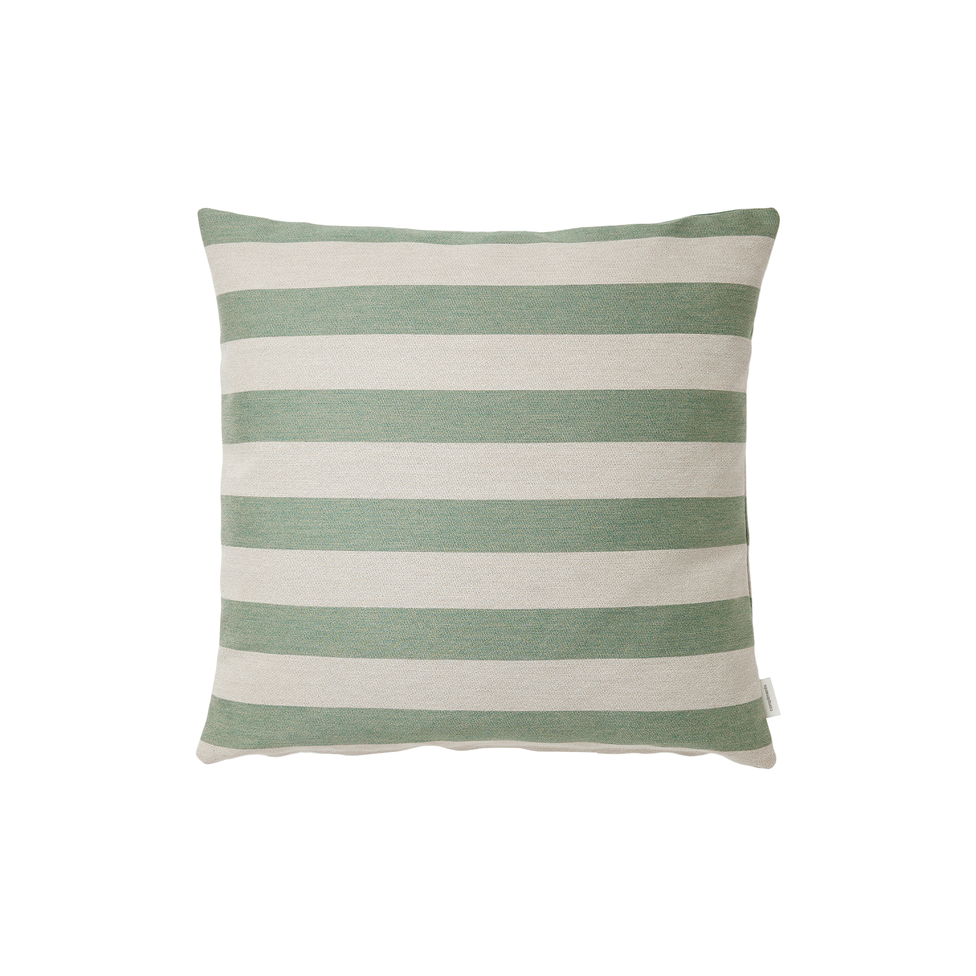 Compliments - Outdoor Stripe pude, green - 45x45 cm