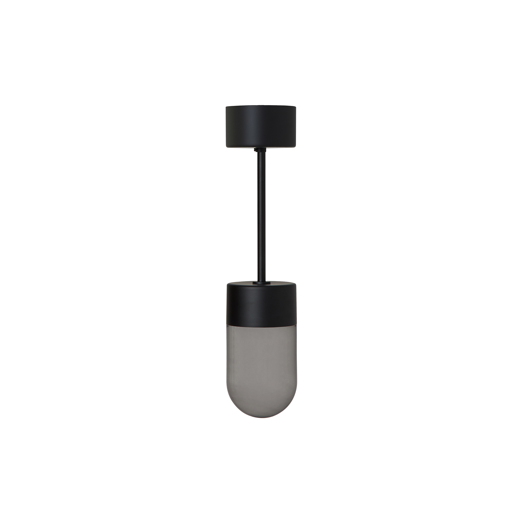 Rubn - Vox Ceiling Light, black/smoke