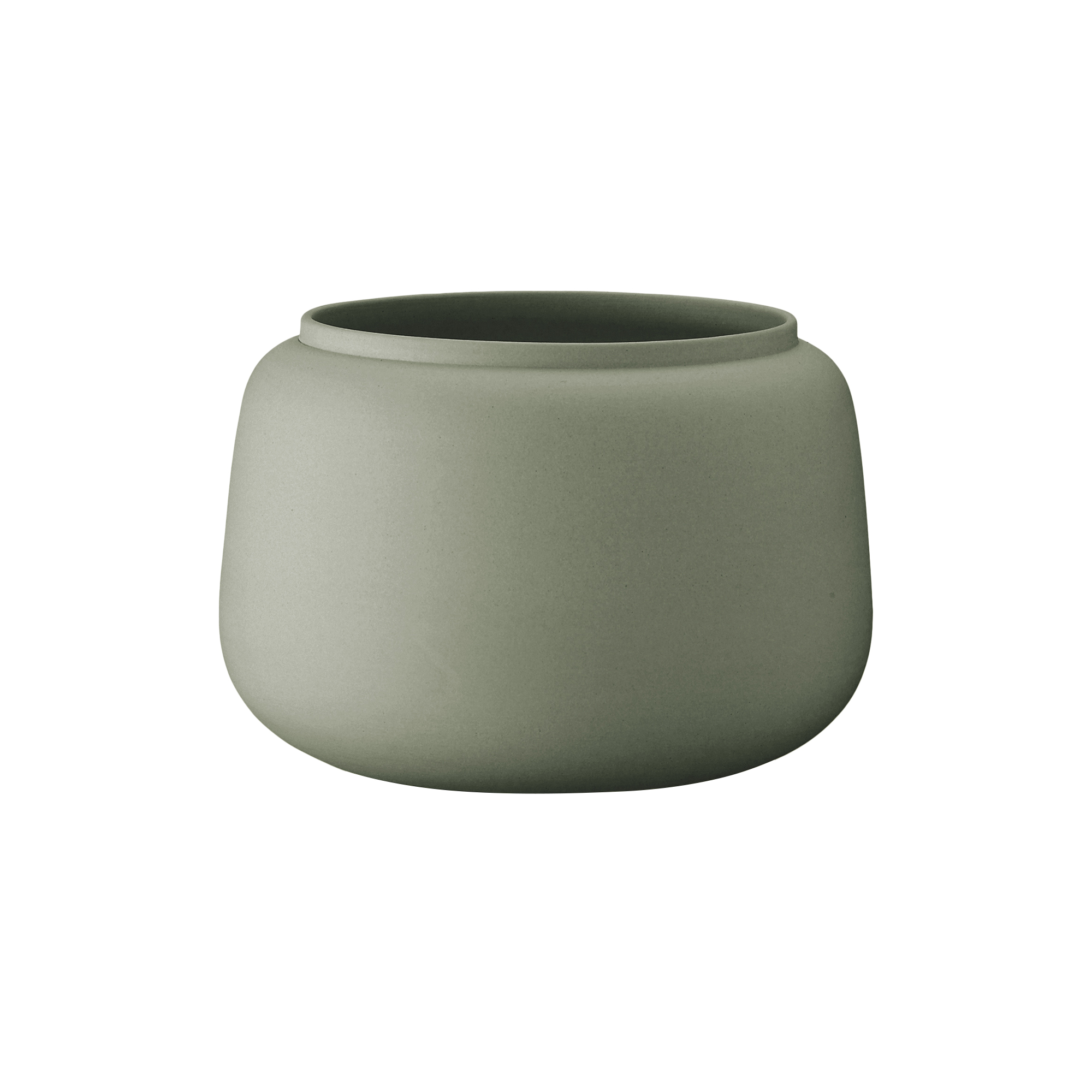 Ditte Fischer Copenhagen - Klassisk vase bred stor, army - Large