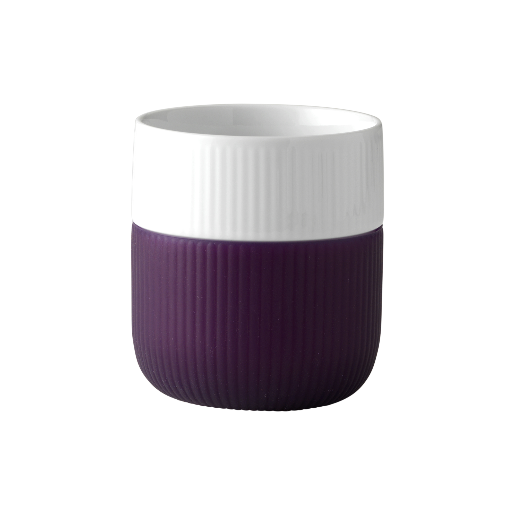 Royal Copenhagen - Riflet Contrast krus 35 cl, aubergine