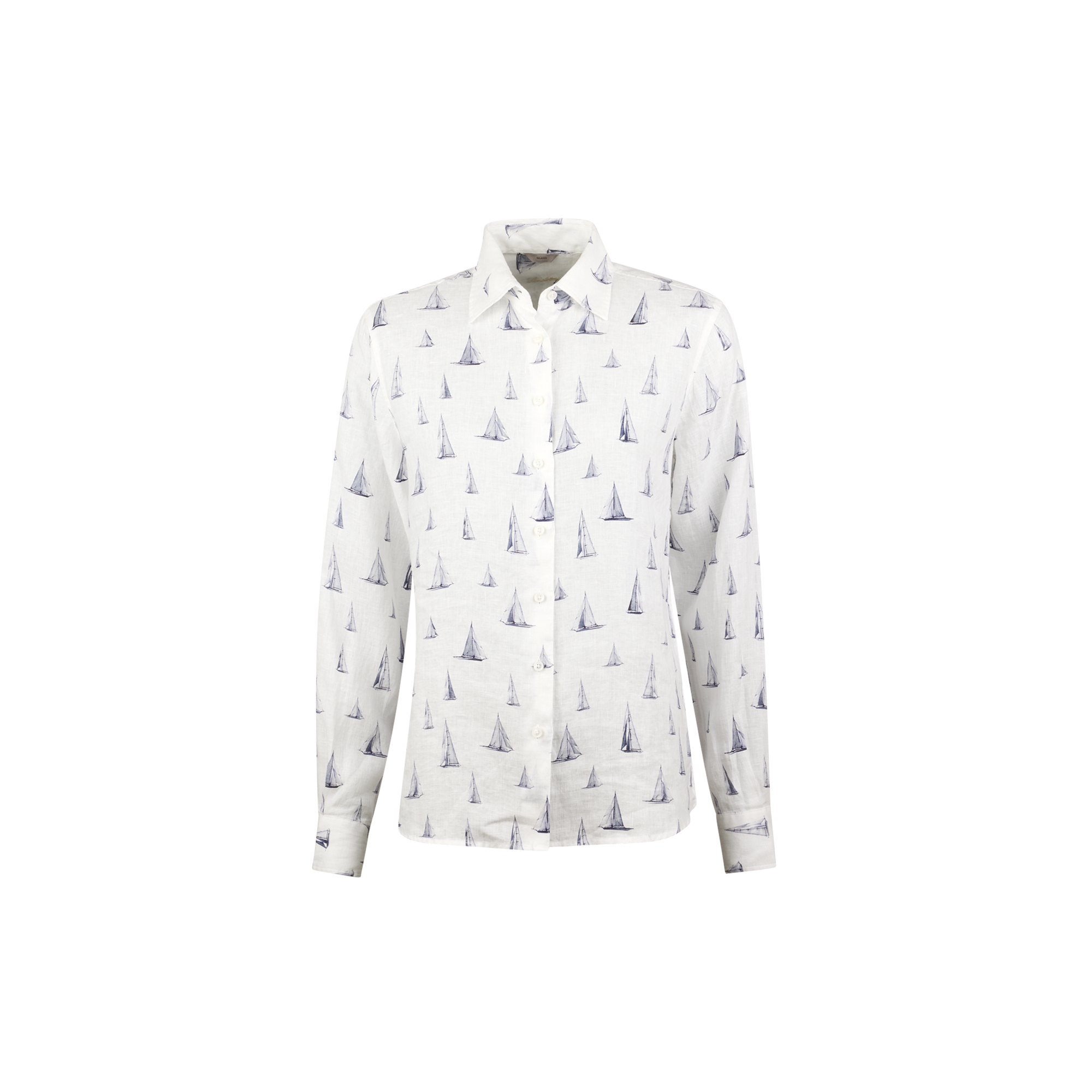 Stenströms - Siri Shirt, blue pattern - Str. 42