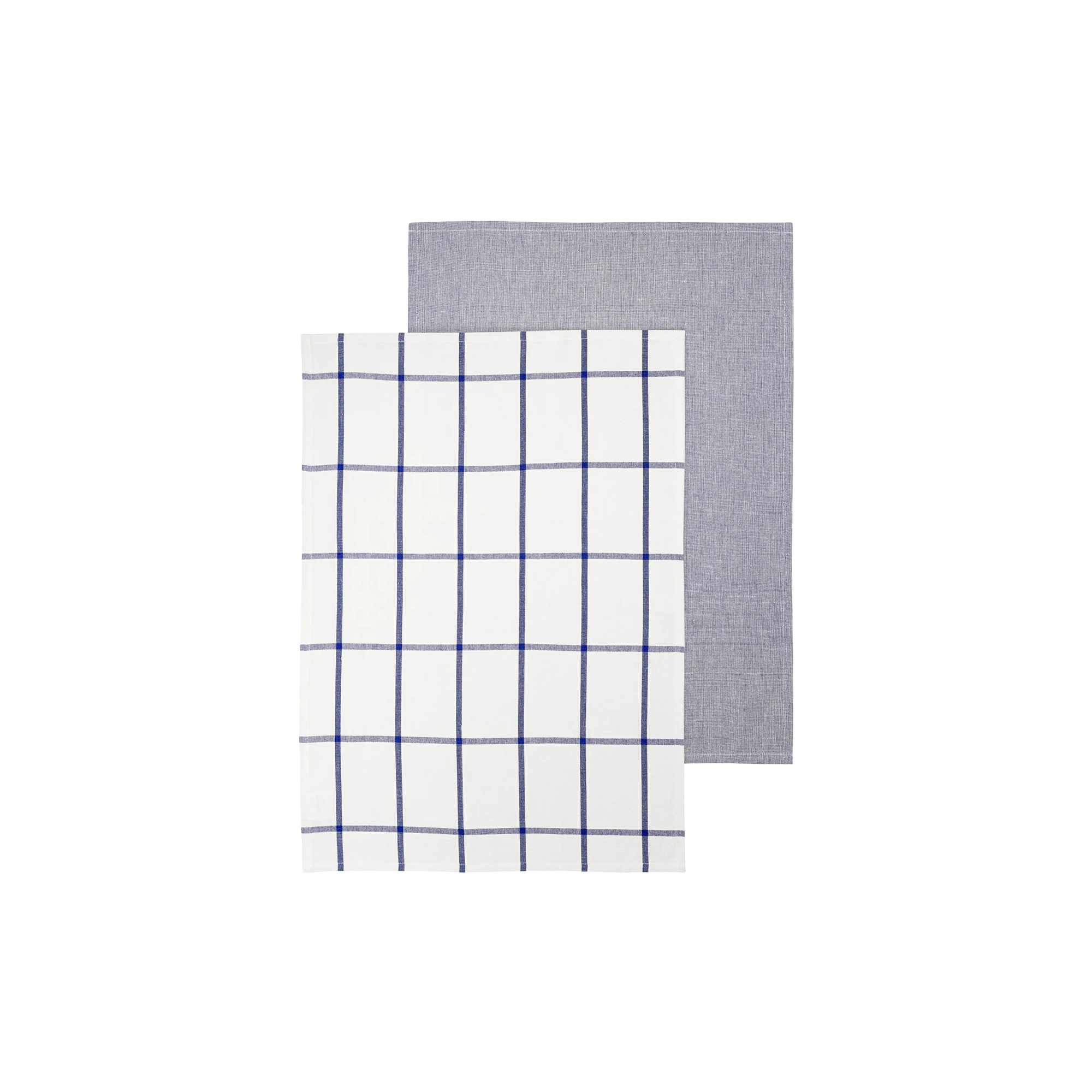Blomus - TAULO Viskestykkesæt Firkantet, white/mazarine blue