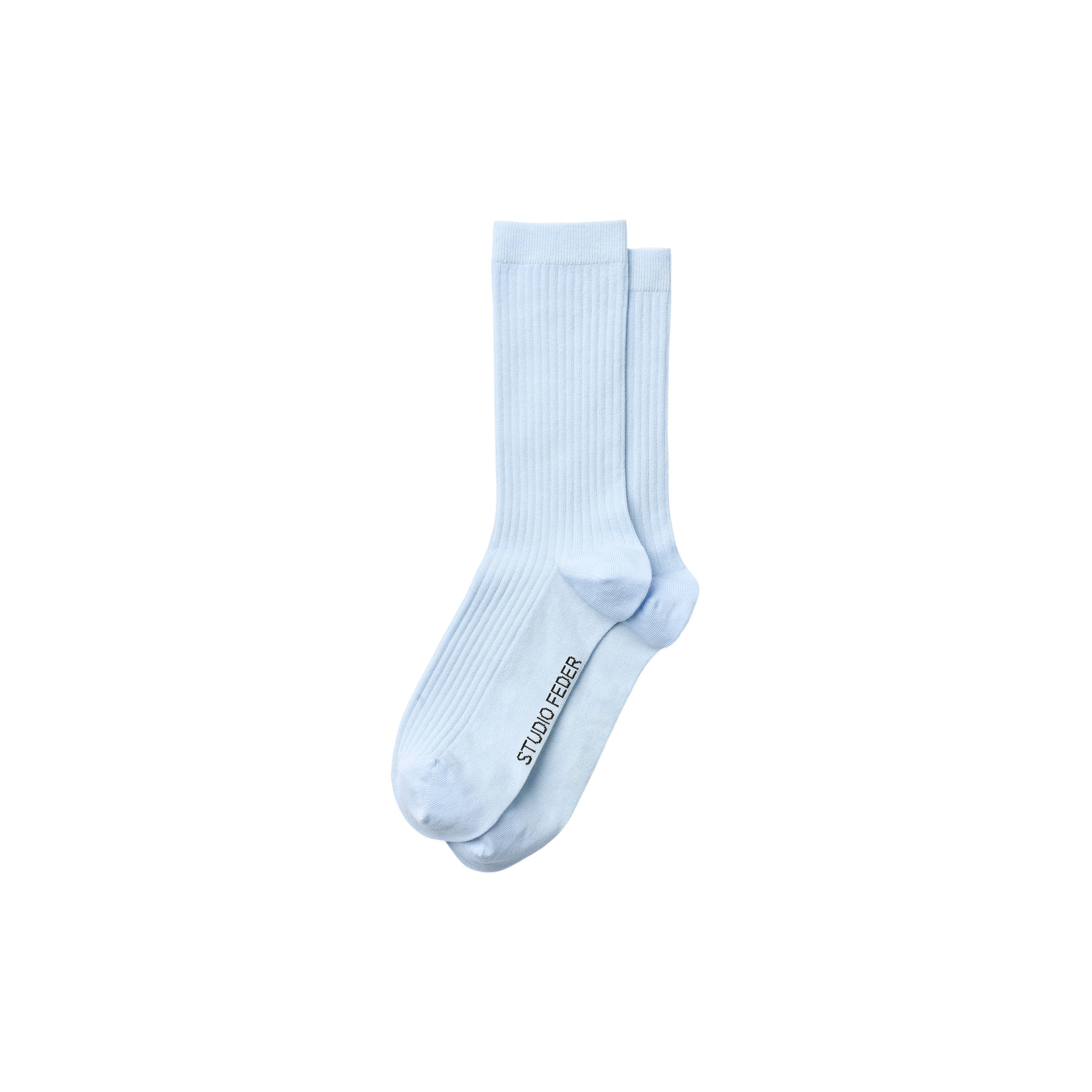 Studio Feder - Minna strømper, light blue - 36-38