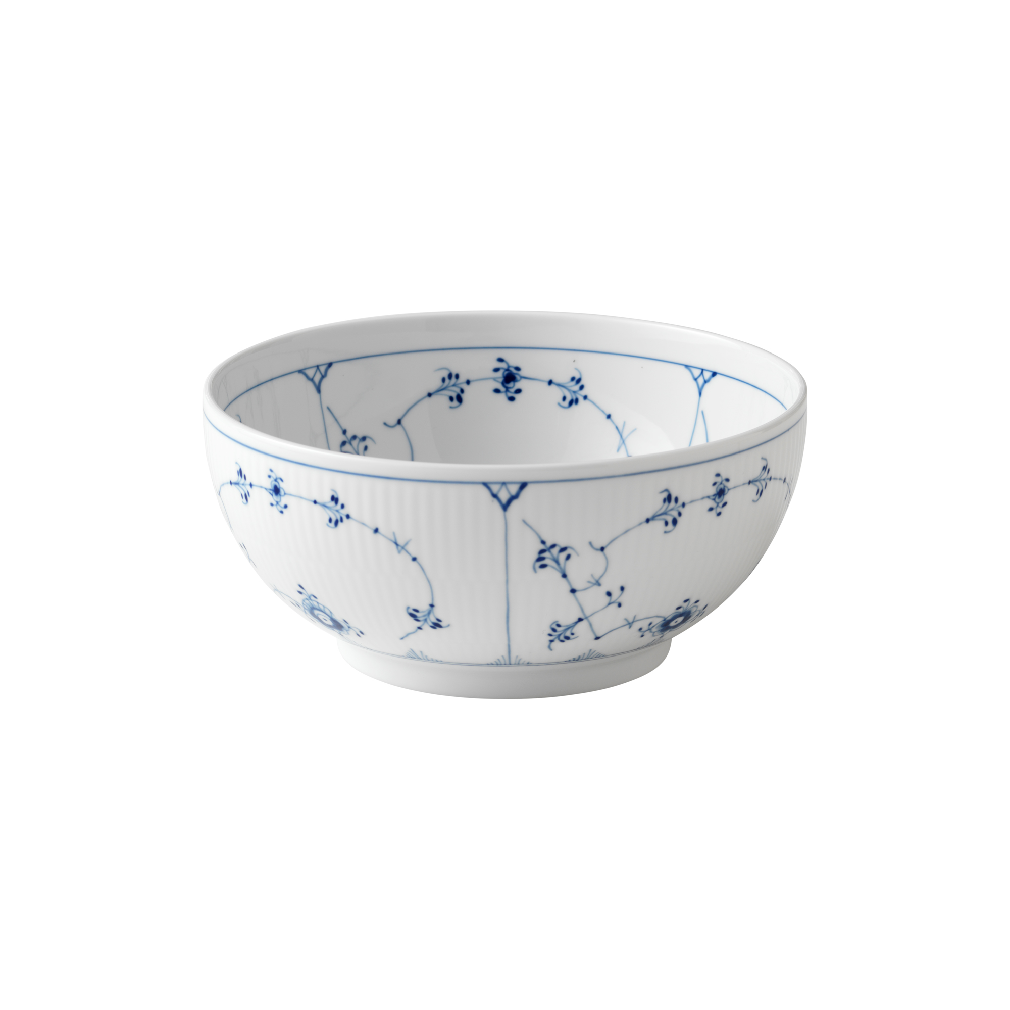 Royal Copenhagen - Musselmalet Riflet skål 180 cl - 180cl