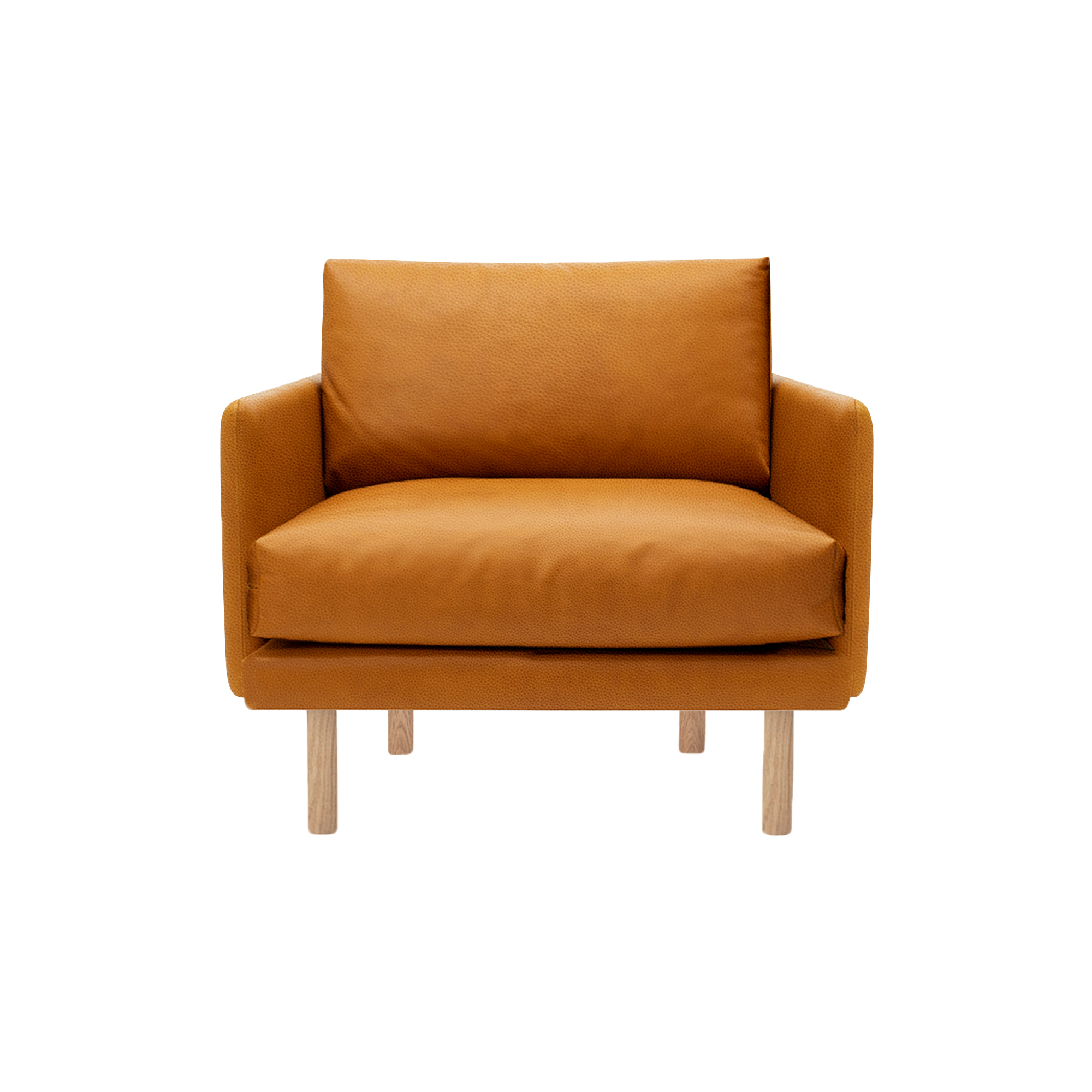 Bruunmunch Furniture - Emo lænestol, SemiAni Cognac/naturolieret eg