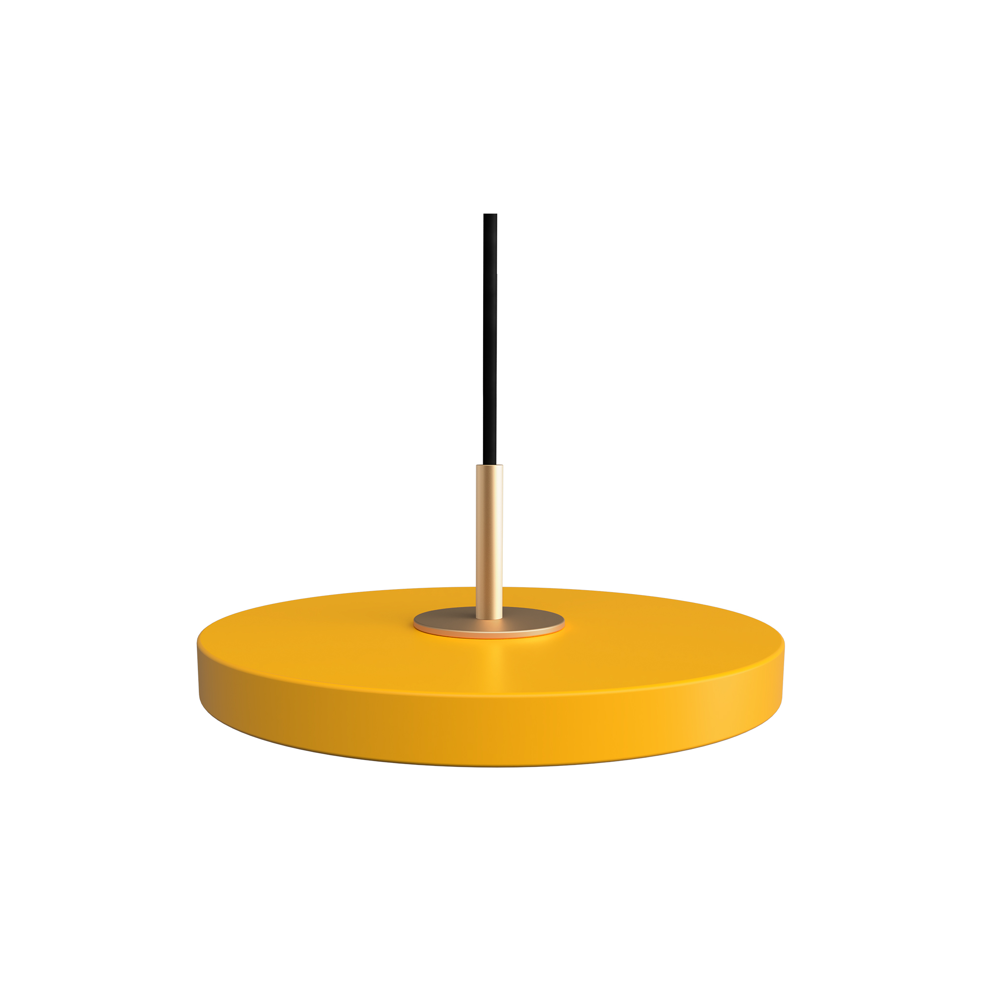 UMAGE - Asteria Micro Pendant, saffron yellow/brass