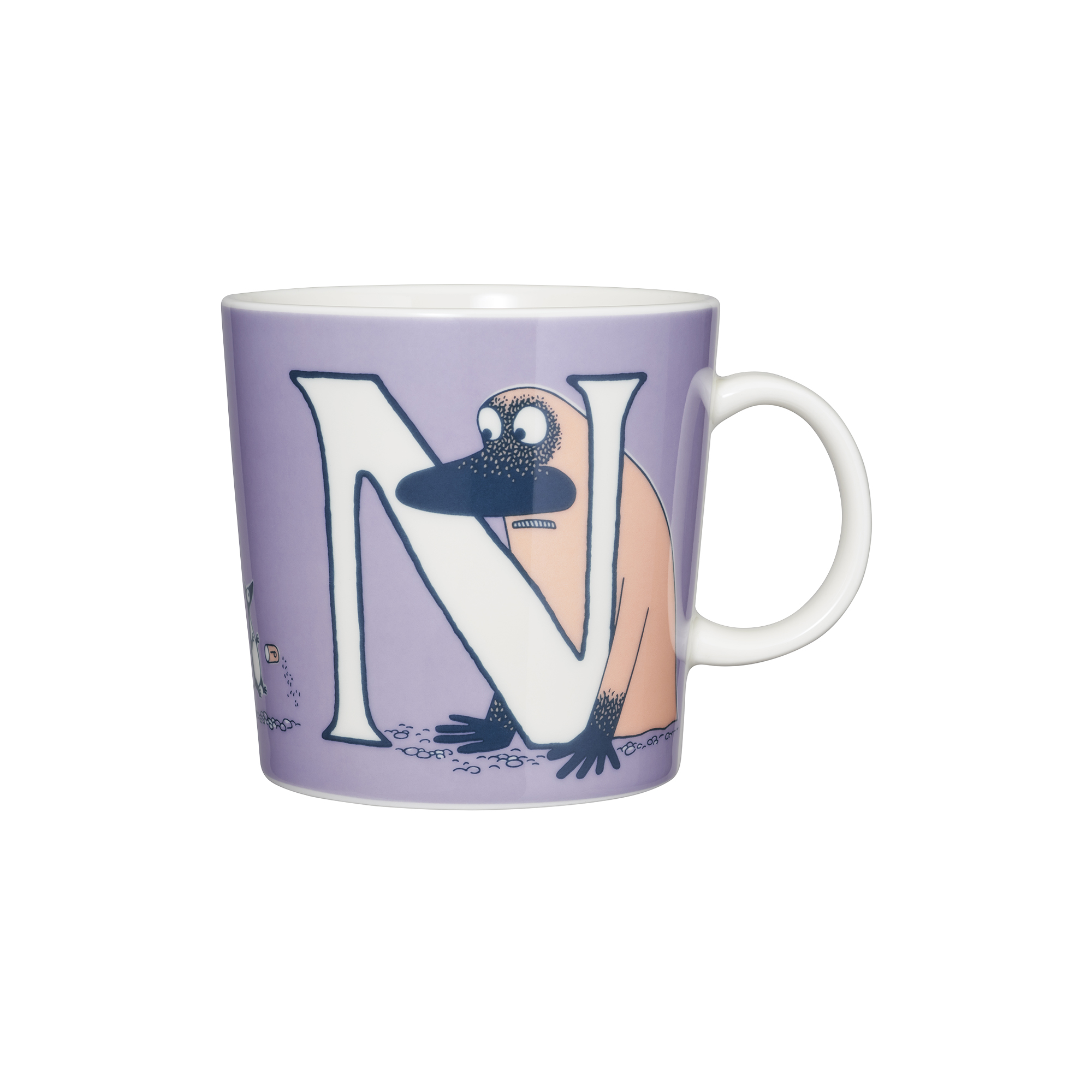 Moomin Arabia - Mumi krus 40 cl Alfabet N, Alfabet kollektion