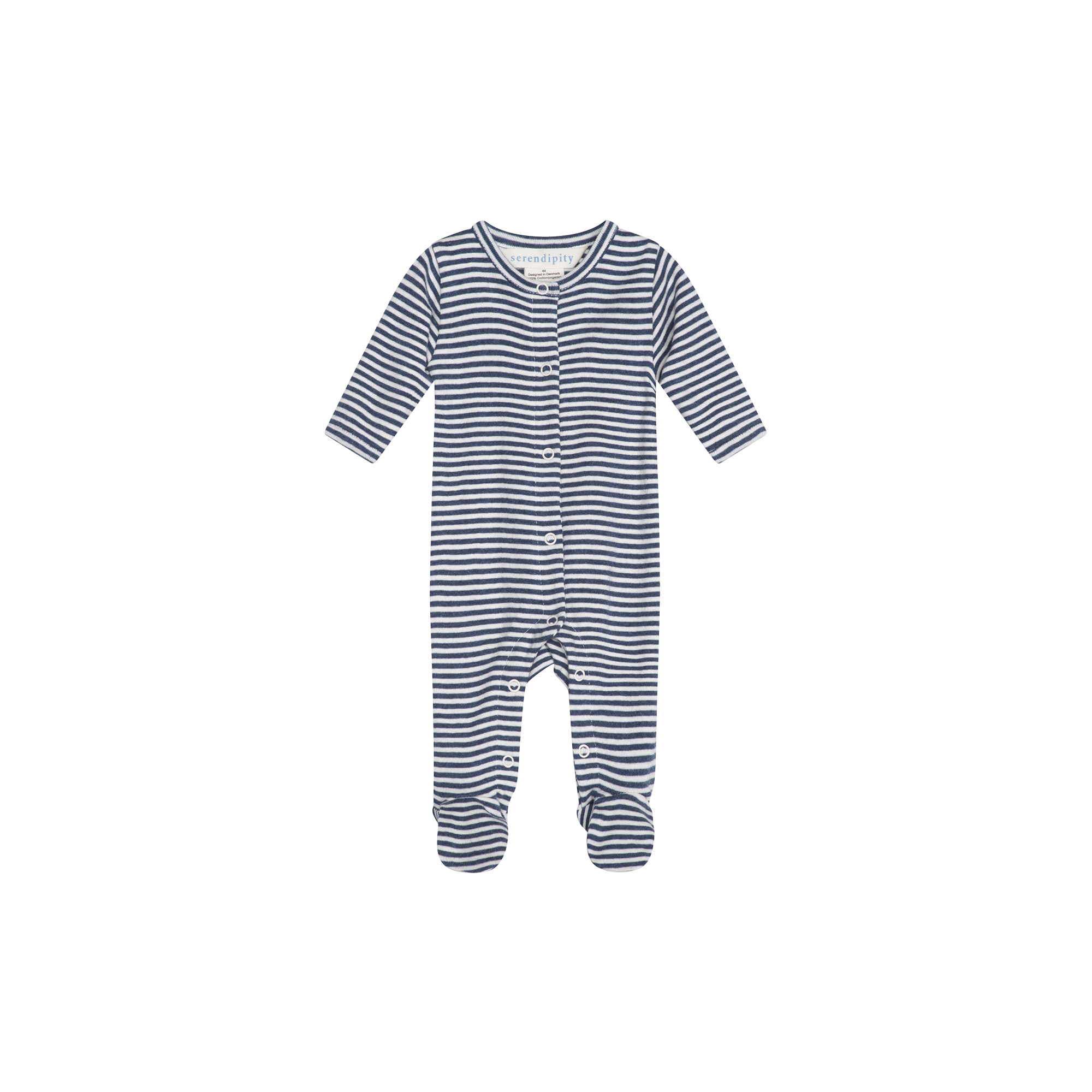 Serendipity - Newborn Stripe Suit, navy/offwhite - Str. 56