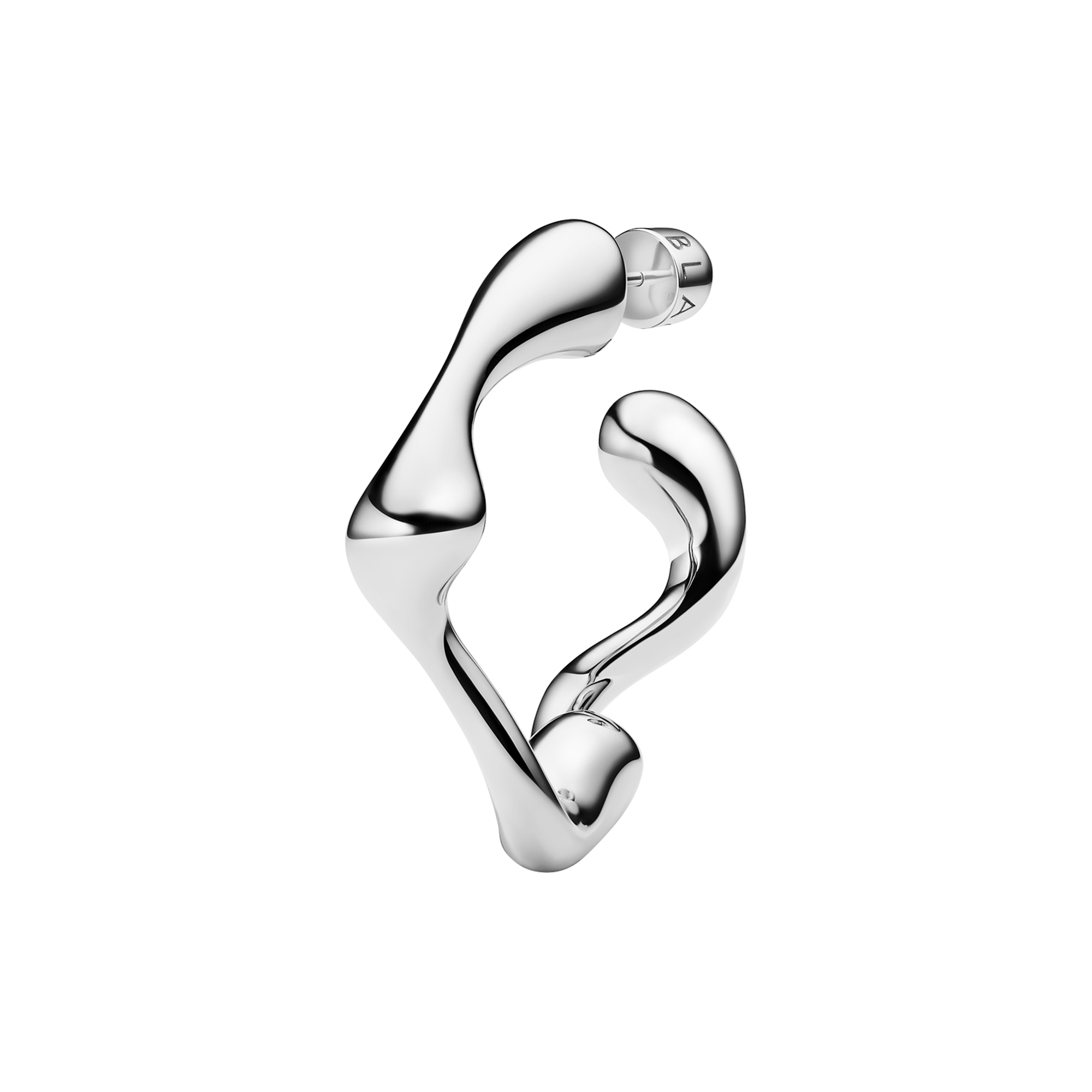 Maria Black - Splash Hoop Small Right, silver, Aquatic - Right