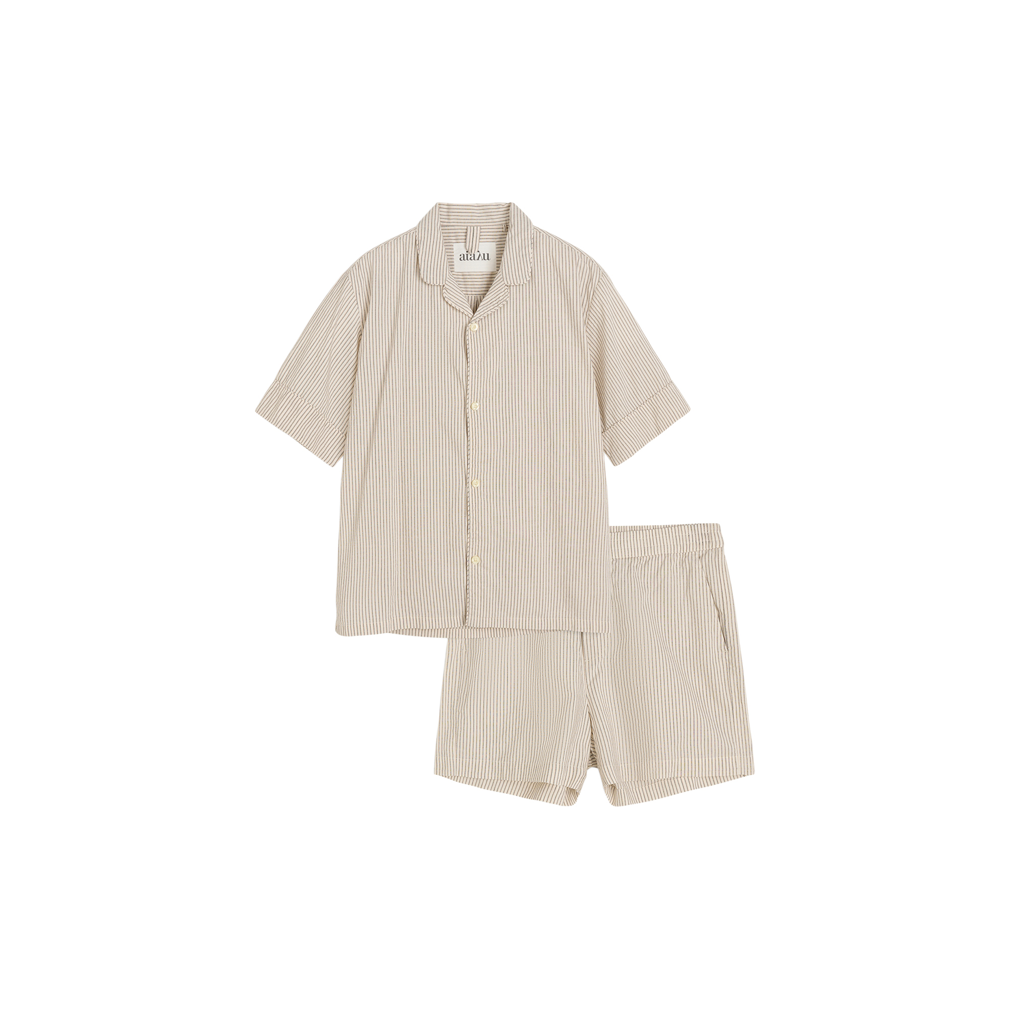 Aiayu - Classic Pyjamas Short Epure, mix black - Str. M