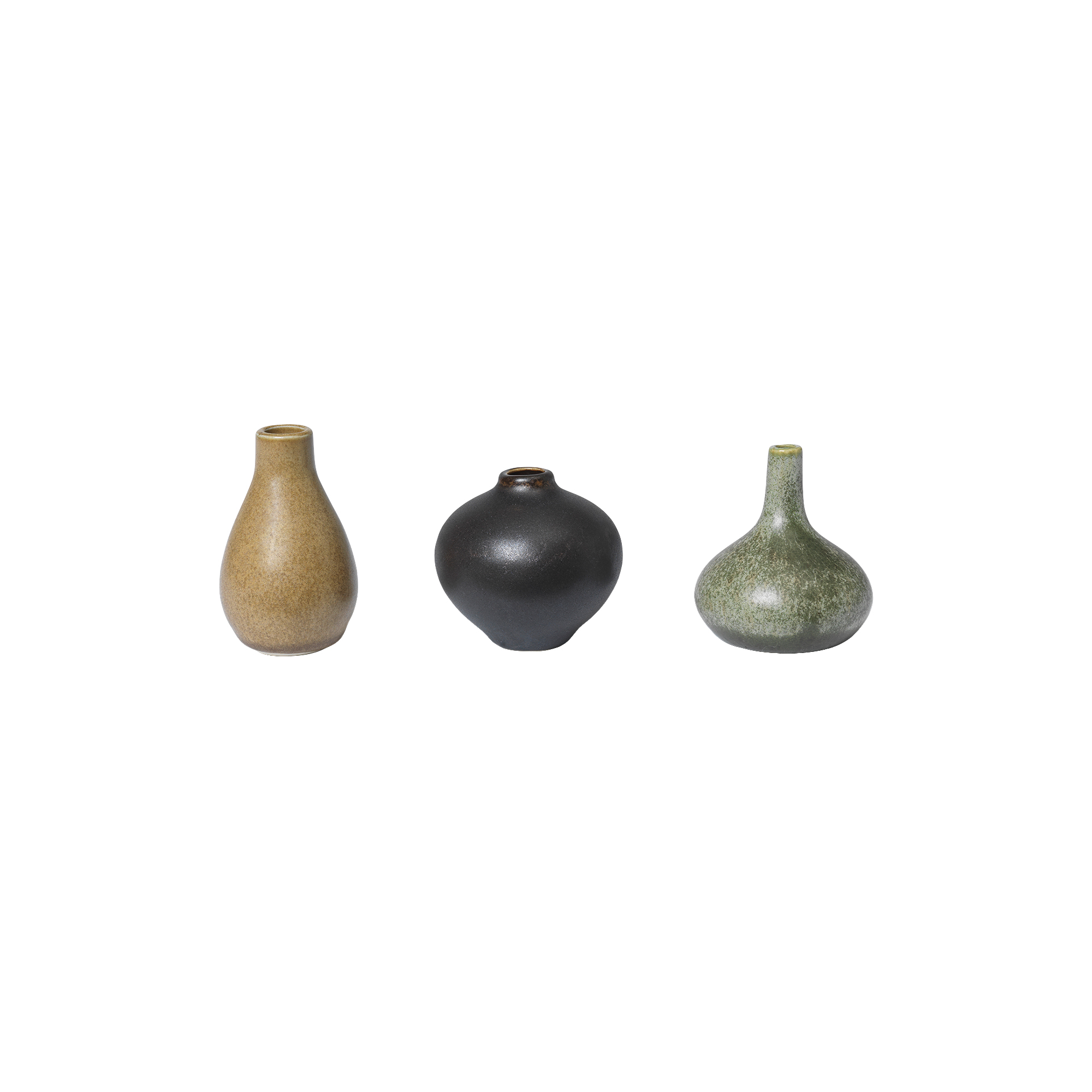 Ferm Living - Komo Mini Vase sæt af 3, calm