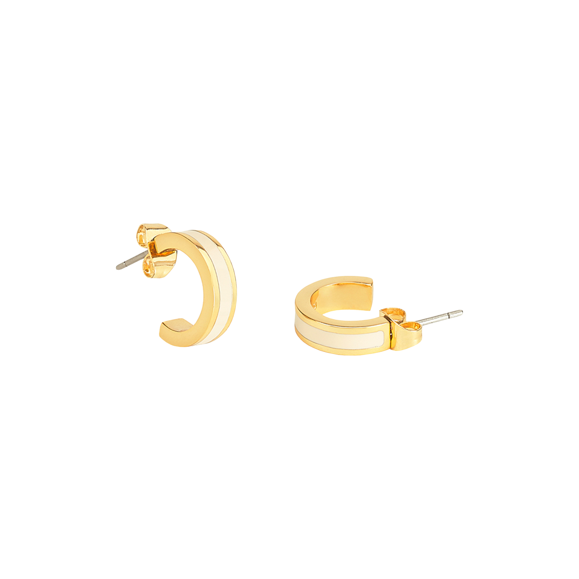 bangle up - BANGLE Earrings Mini, white sand