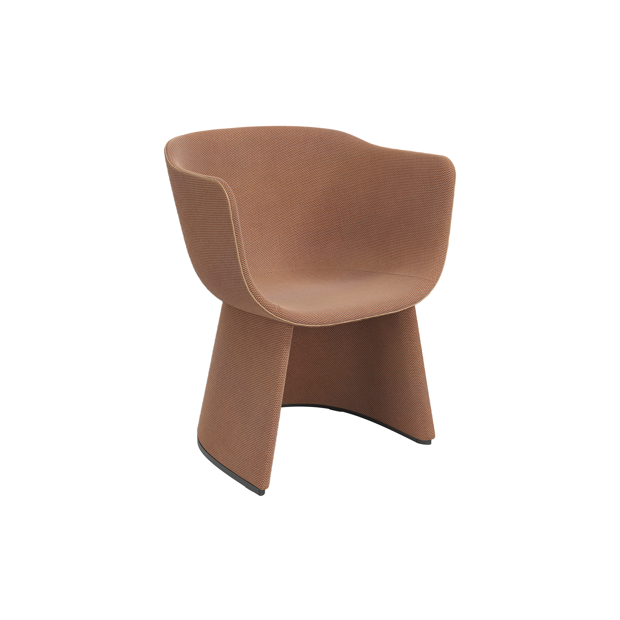 Fritz Hansen - Monolit CM231 loungestol med læderkede